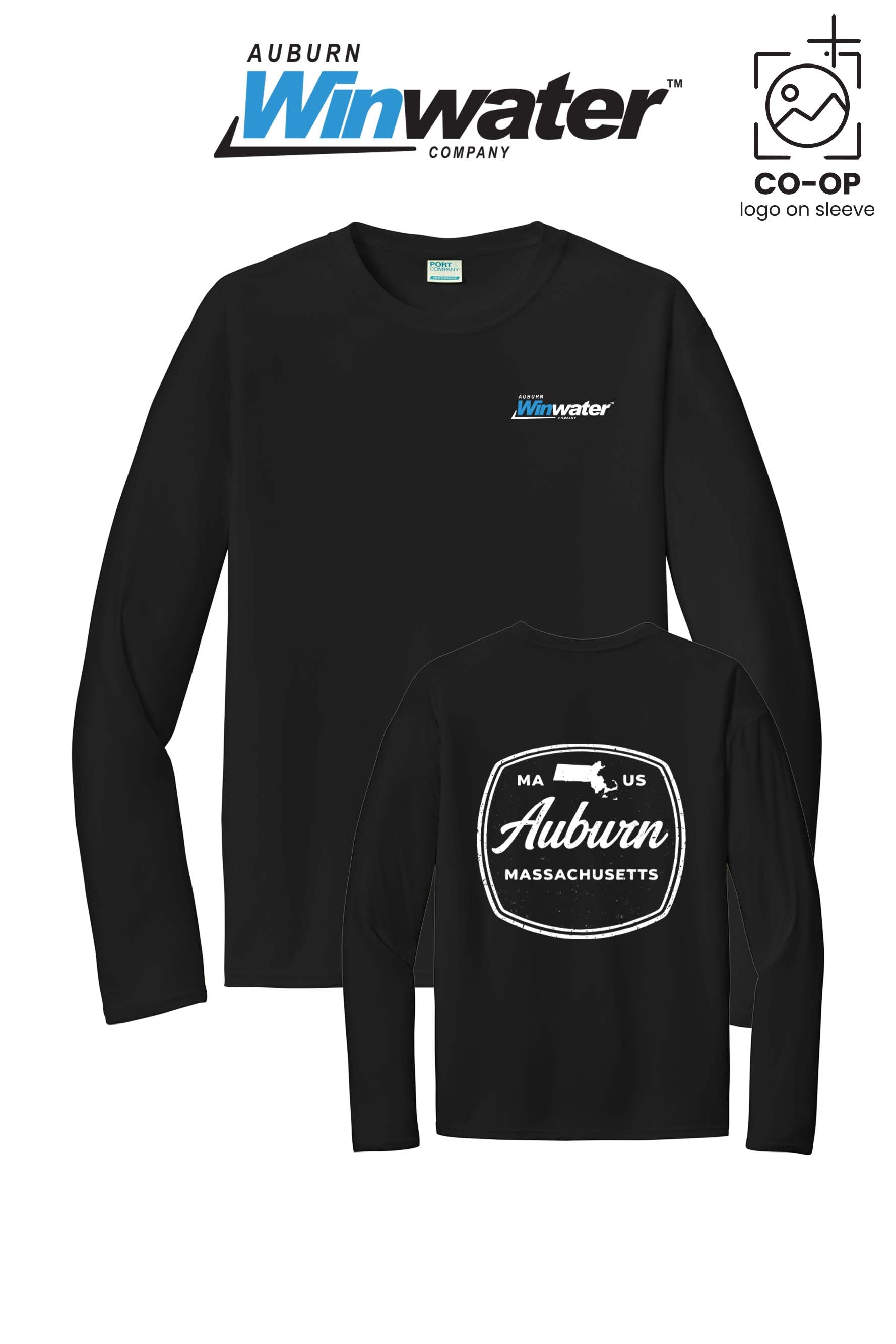 Port & Co™ Performance UPF 50 Long Sleeve - Auburn Winwater