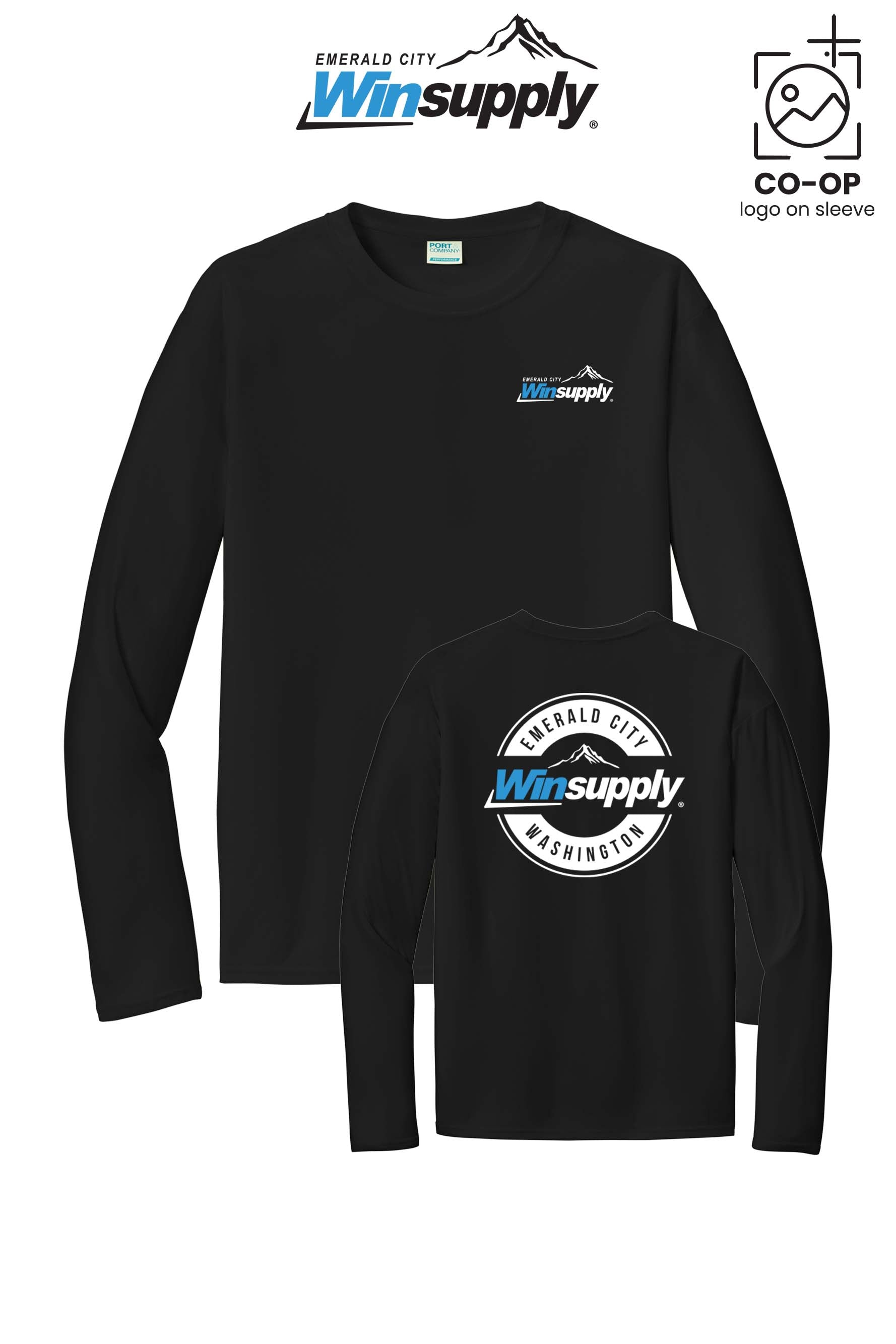 Port & Co™ Performance UPF 50 Long Sleeve - Winsupply Emerald City