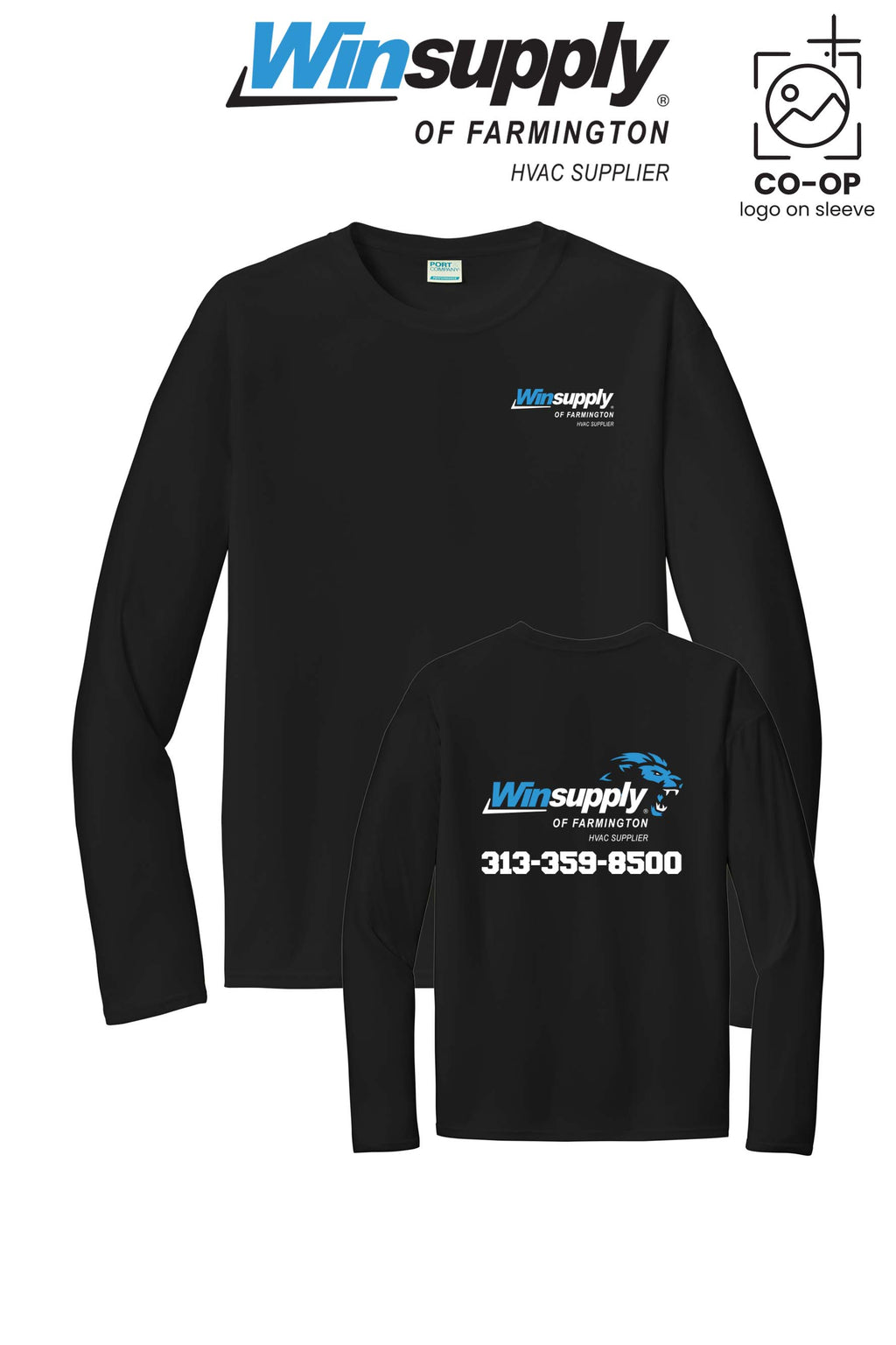 Port & Co™ Performance UPF 50 Long Sleeve - Winsupply of Farmington