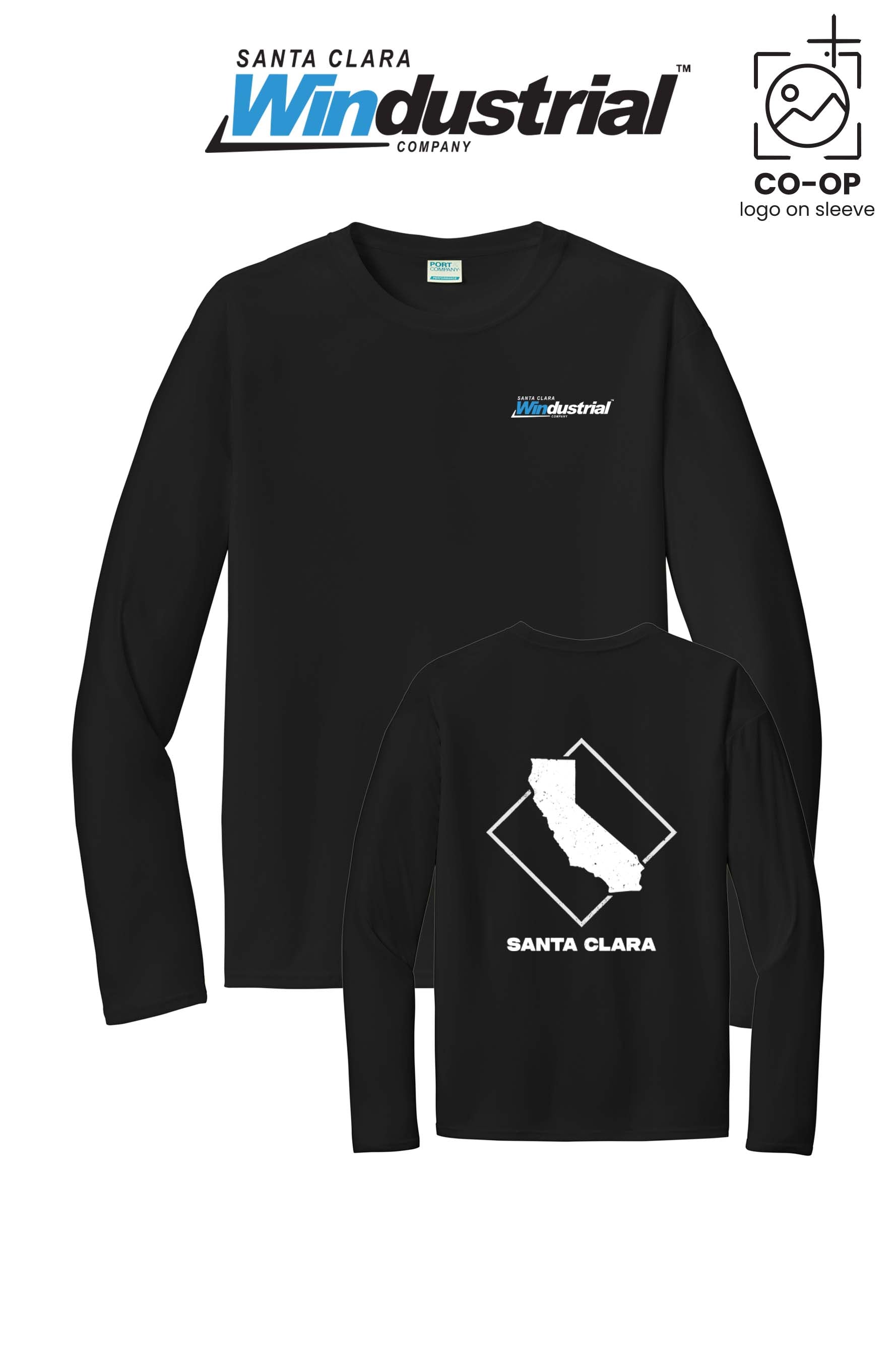 Port & Co™ Performance UPF 50 Long Sleeve - Santa Clara Windustrial