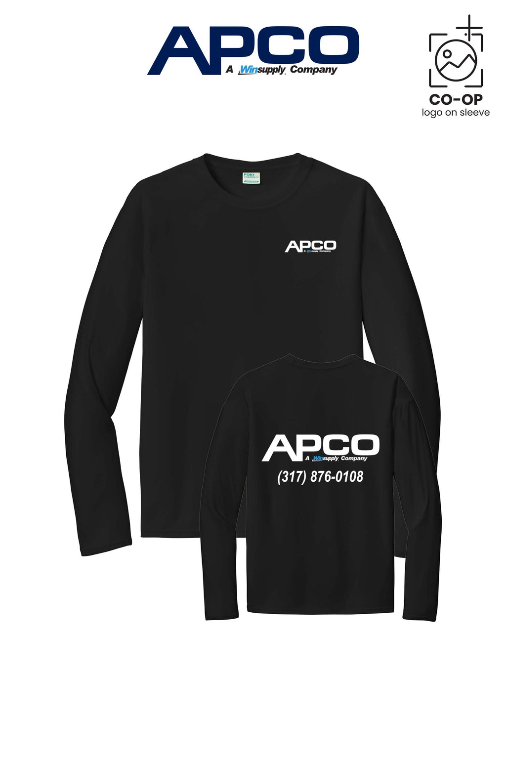 Port & Co™ Performance UPF 50 Long Sleeve - APCO Supply - Indianapolis