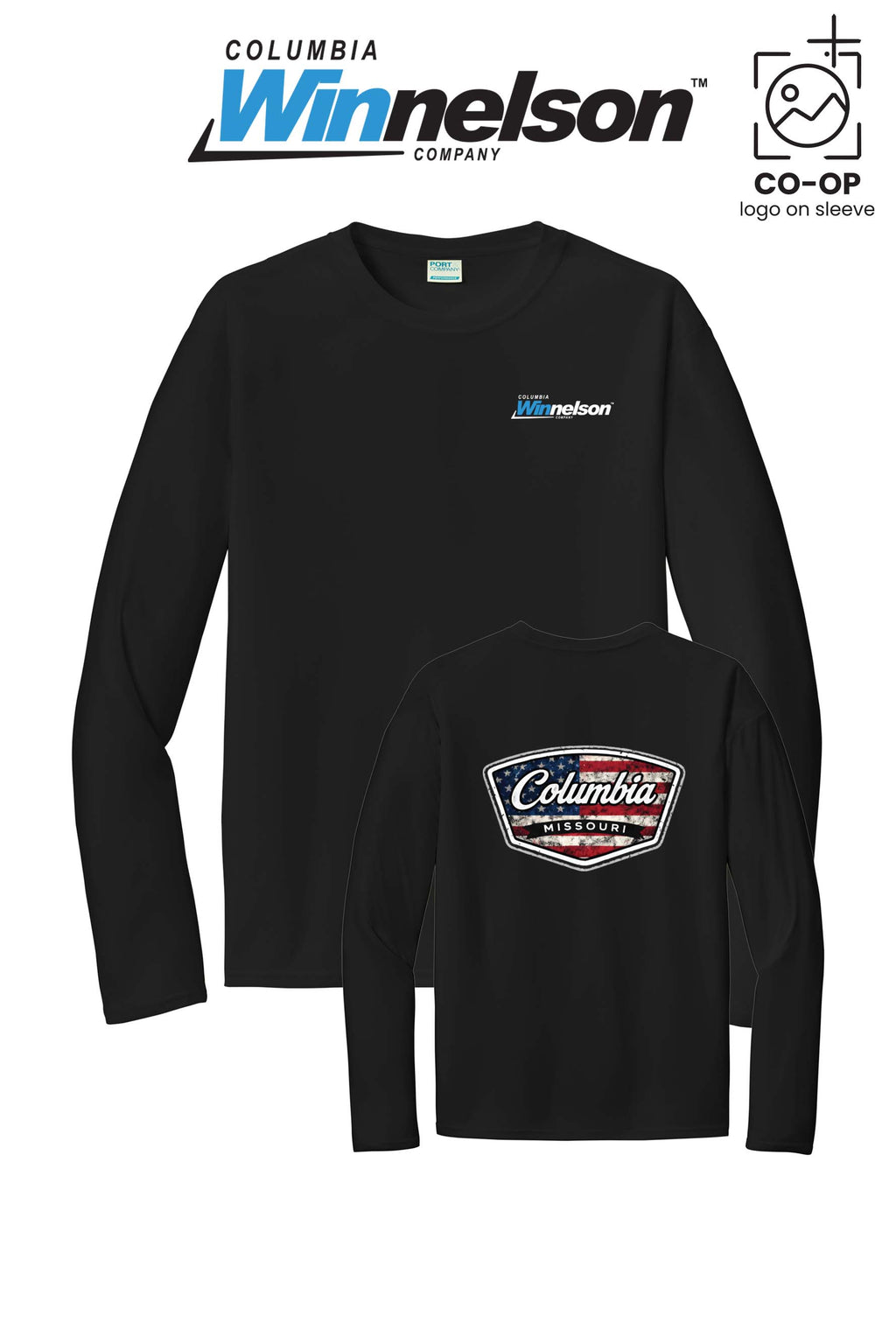 Port & Co™ Performance UPF 50 Long Sleeve - Columbia MO Winnelson