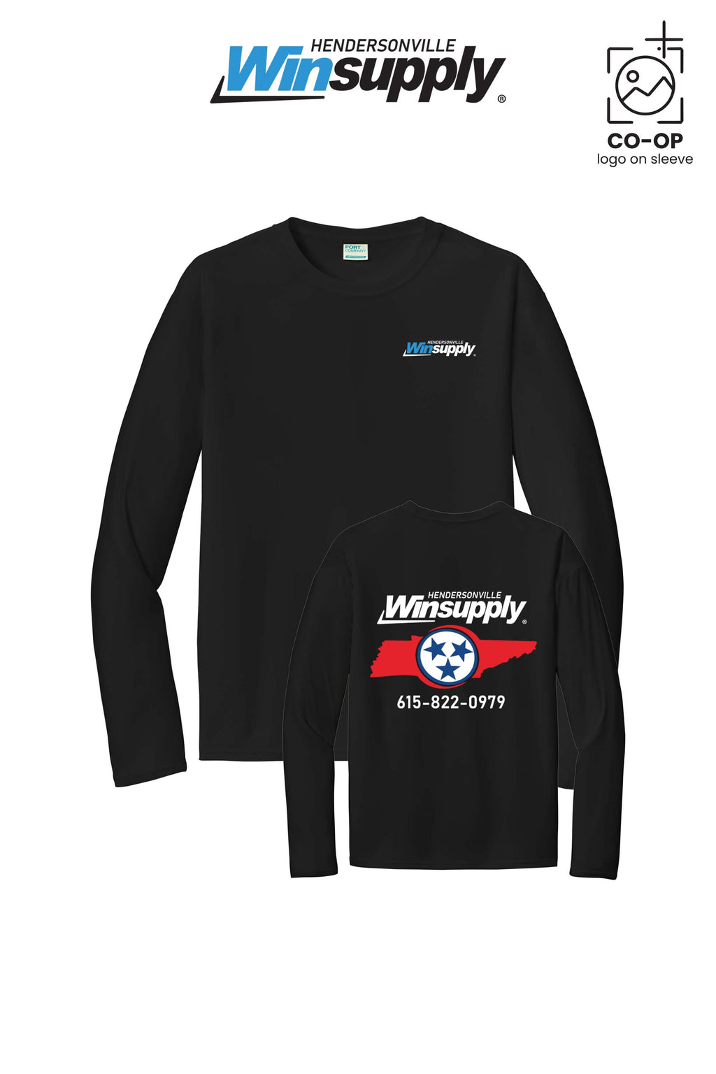 Port & Co™ Performance UPF 50 Long Sleeve - Winsupply of Hendersonville