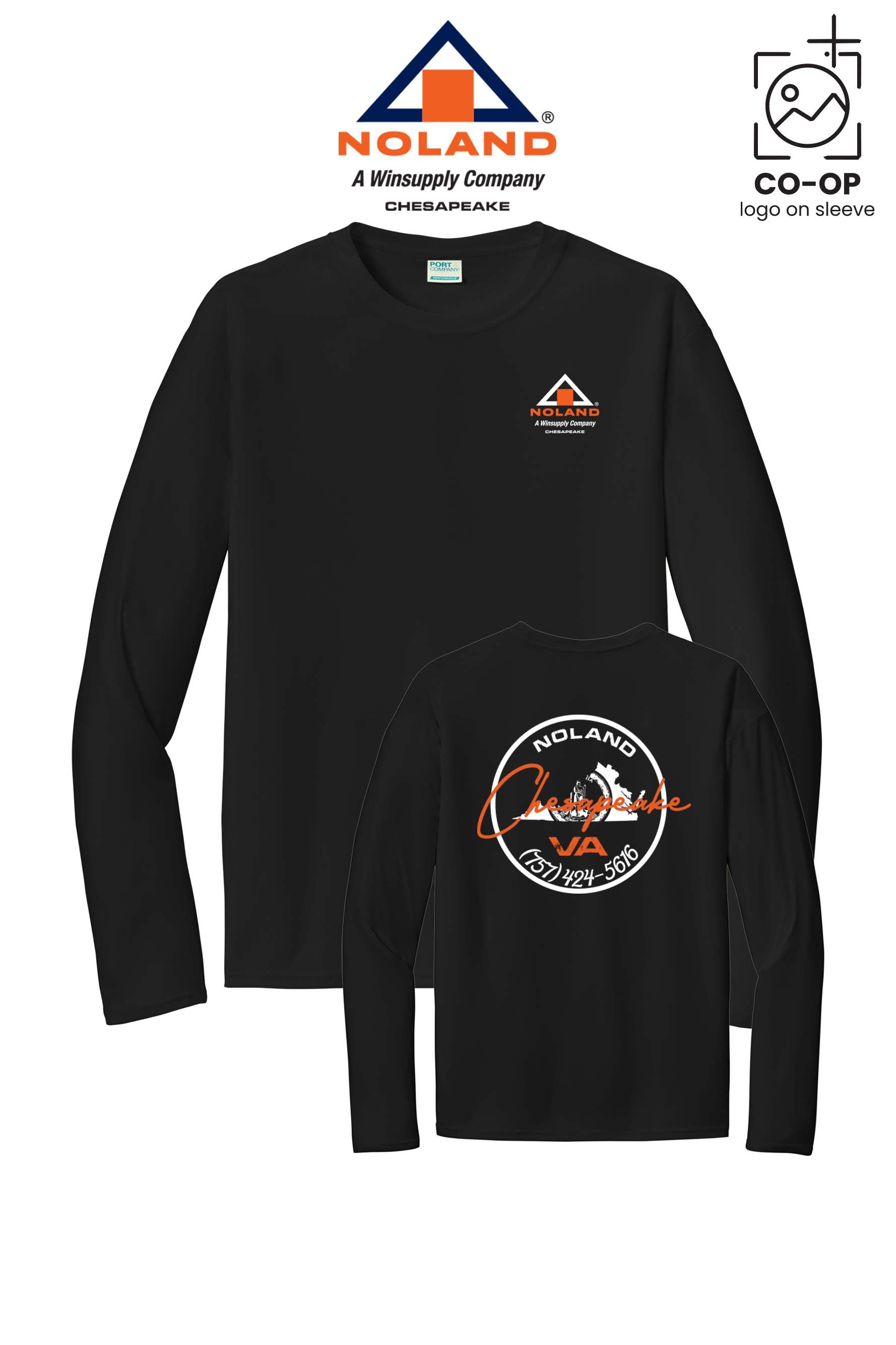 Port & Co™ Performance UPF 50 Long Sleeve - Noland Company Chesapeake