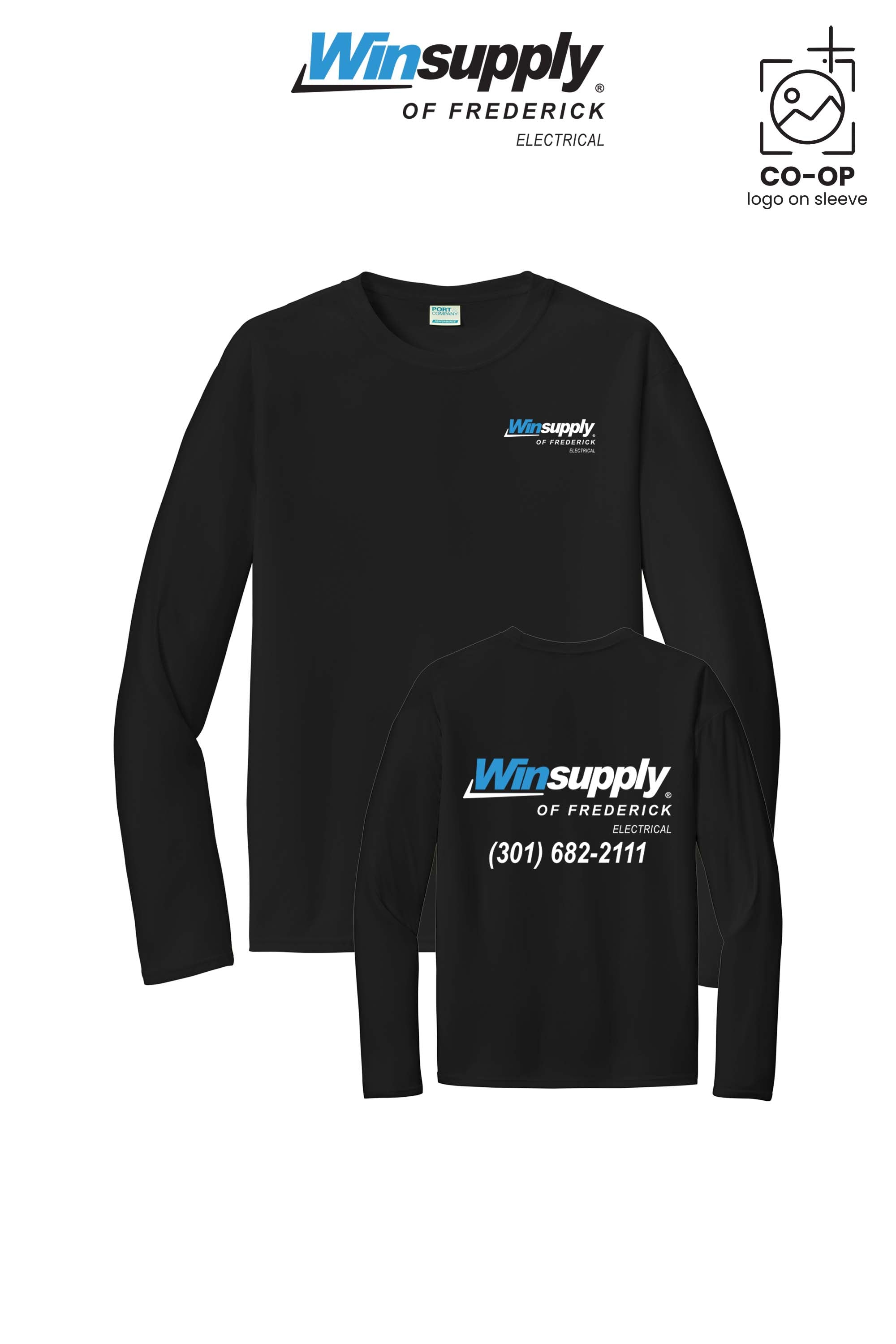 Port & Co™ Performance UPF 50 Long Sleeve - Winsupply of Frederick