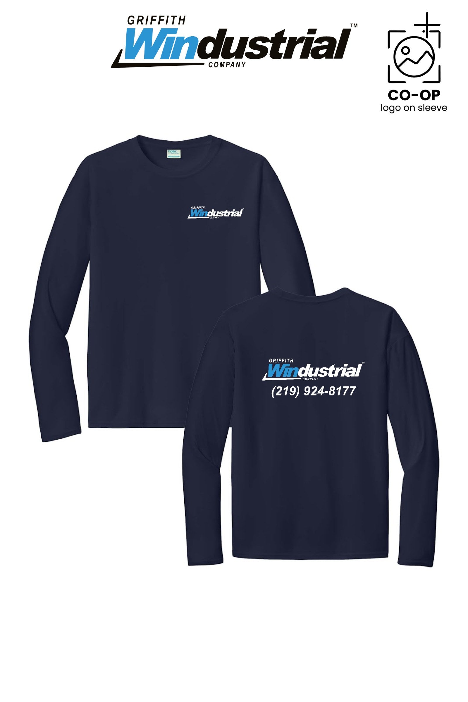 Port & Co™ Performance UPF 50 Long Sleeve - Griffith Windustrial