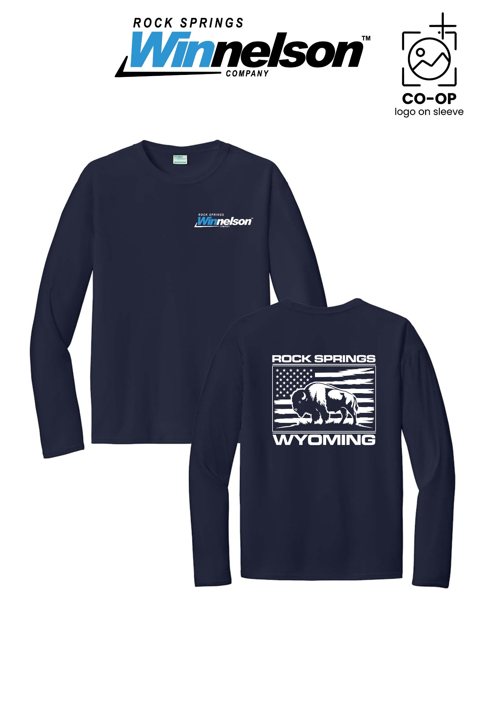 Port & Co™ Performance UPF 50 Long Sleeve - Rock Springs Winnelson