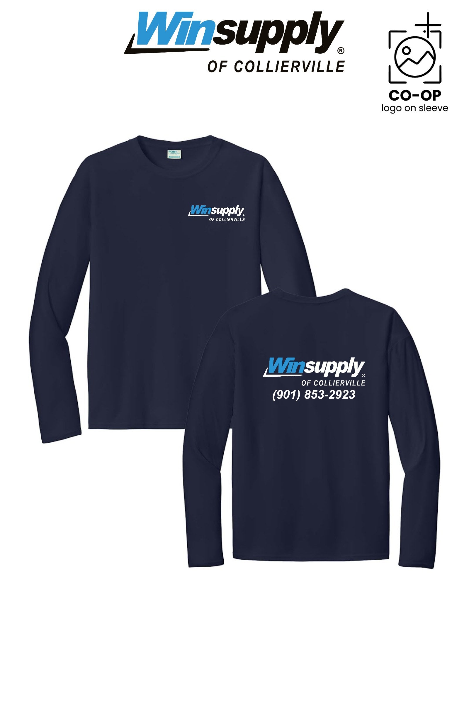 Port & Co™ Performance UPF 50 Long Sleeve - Winston Salem Noland