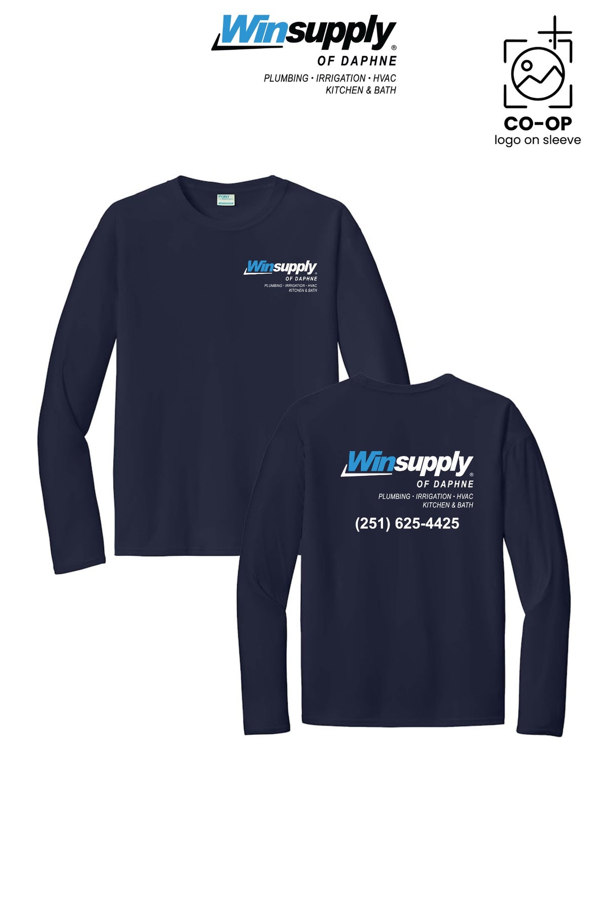 Port & Co™ Performance UPF 50 Long Sleeve - Winsupply of Daphne