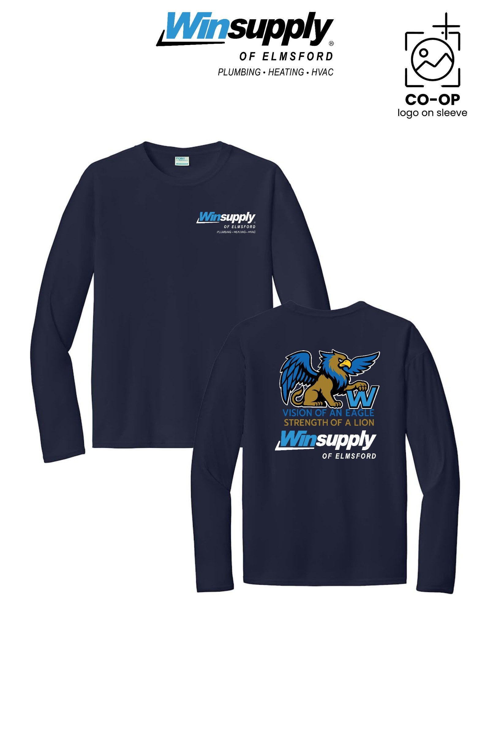 Port & Co™ Performance UPF 50 Long Sleeve - Winsupply of Elmsford