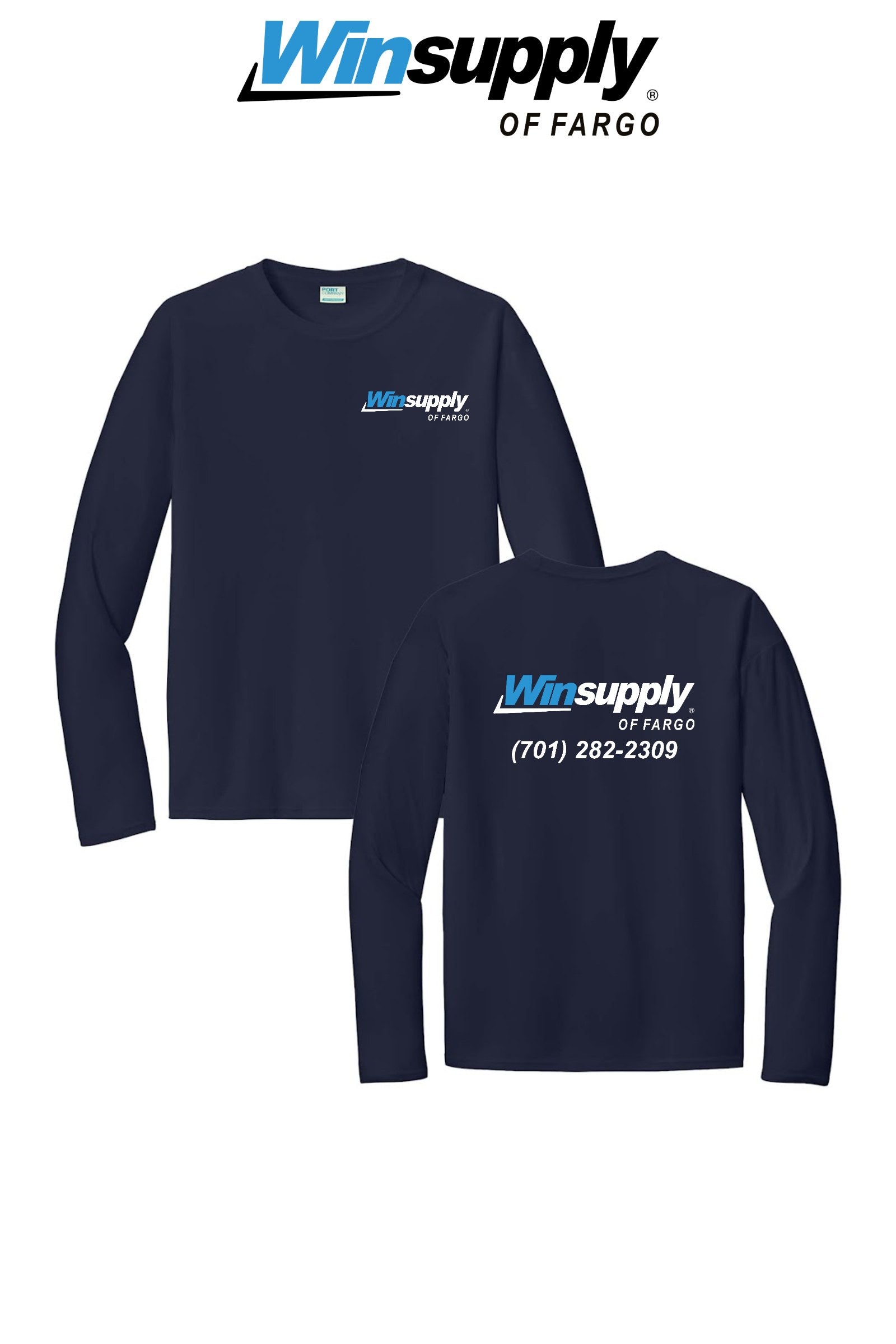 Port & Co™ Performance UPF 50 Long Sleeve - Winsupply of Fargo