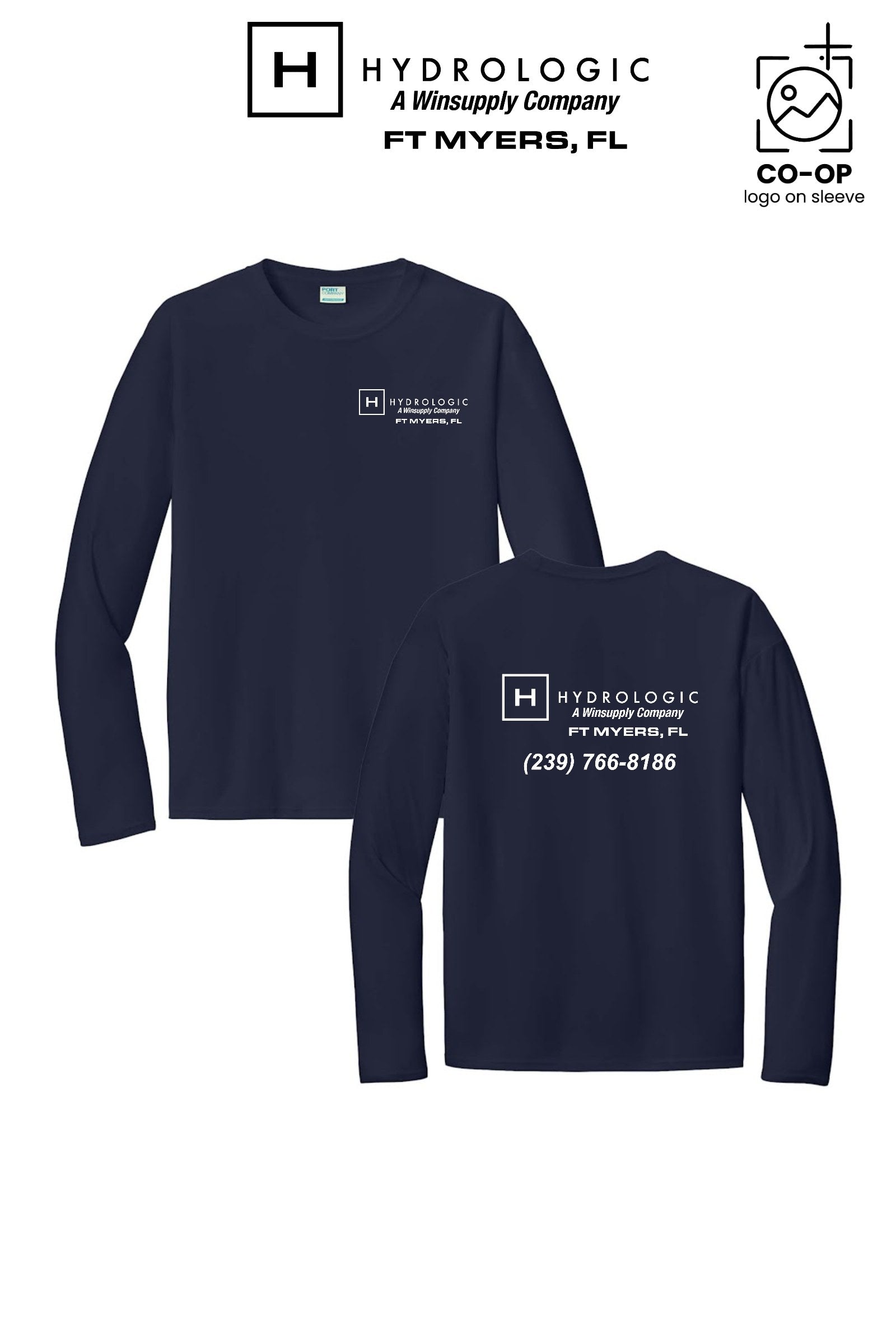 Port & Co™ Performance UPF 50 Long Sleeve - Winsupply Ft Myers FL Co.