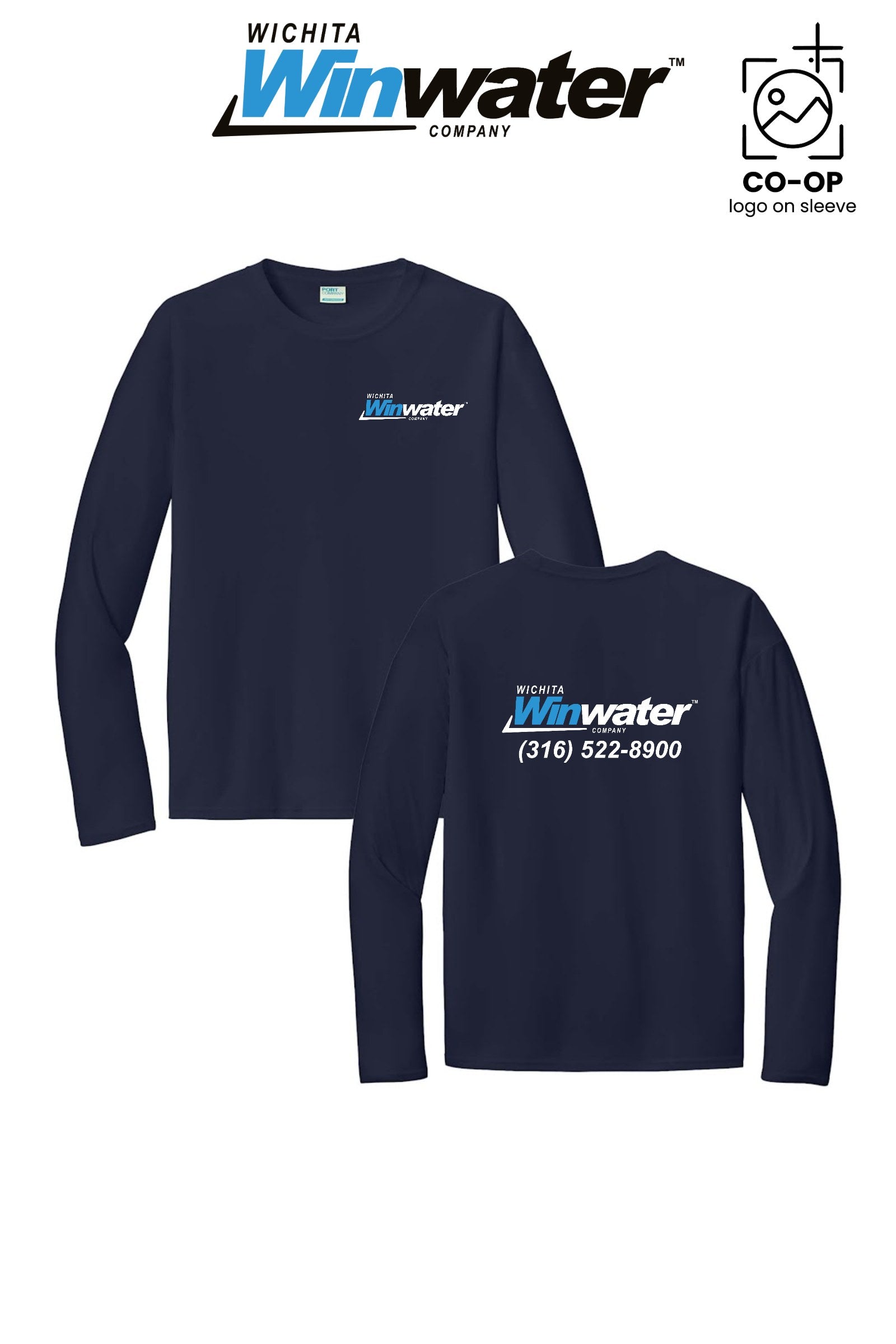 Port & Co™ Performance UPF 50 Long Sleeve - Wichita Winwater