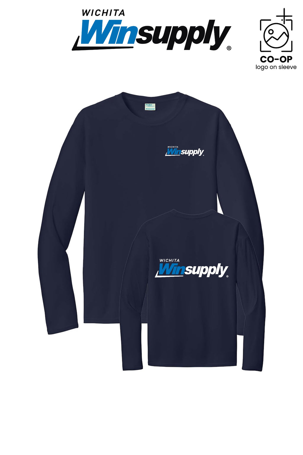 Port & Co™ Performance UPF 50 Long Sleeve - Wichita Winsupply