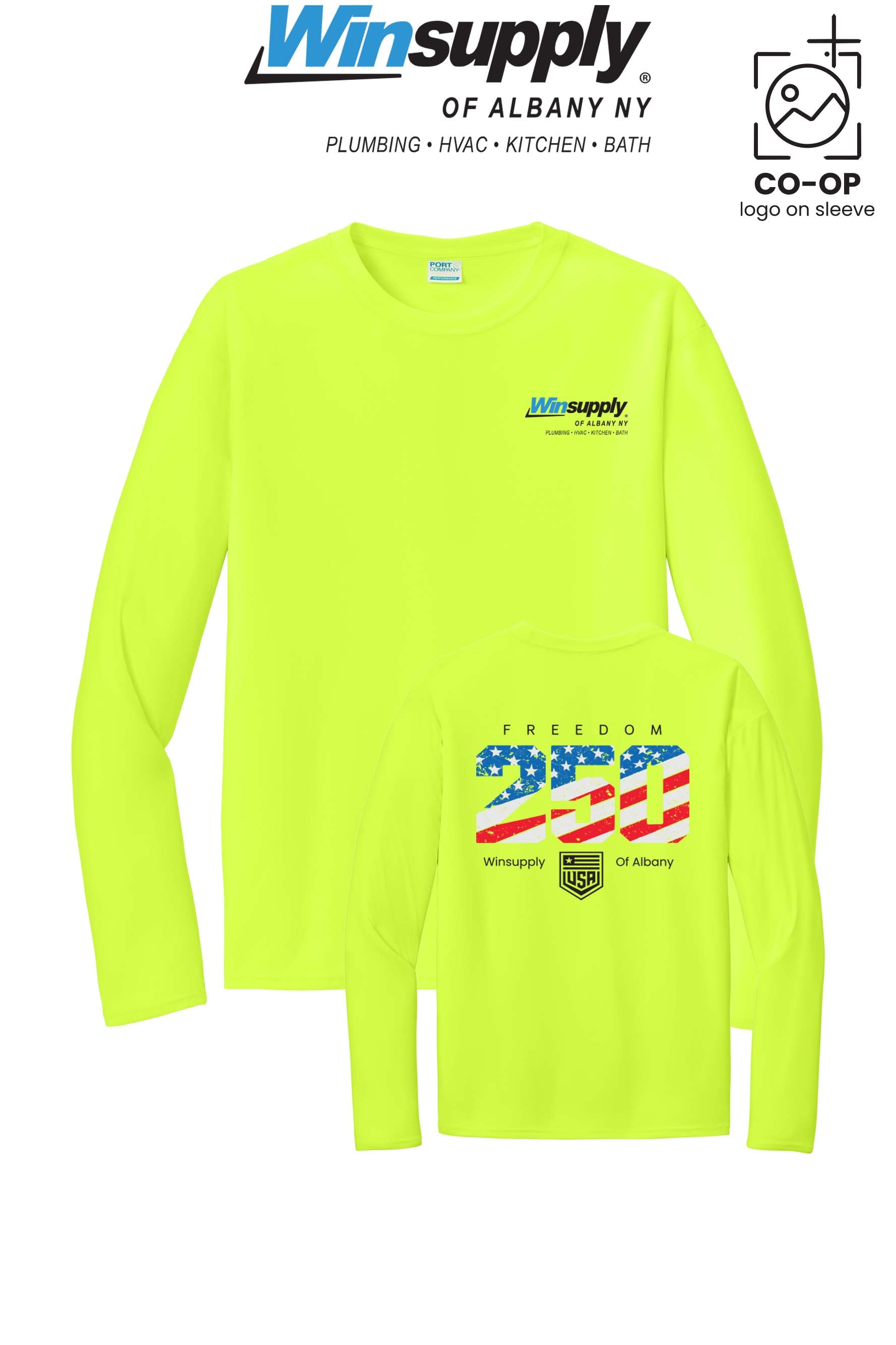 Port & Co™ Performance UPF 50 Long Sleeve - Winsupply of Albany NY