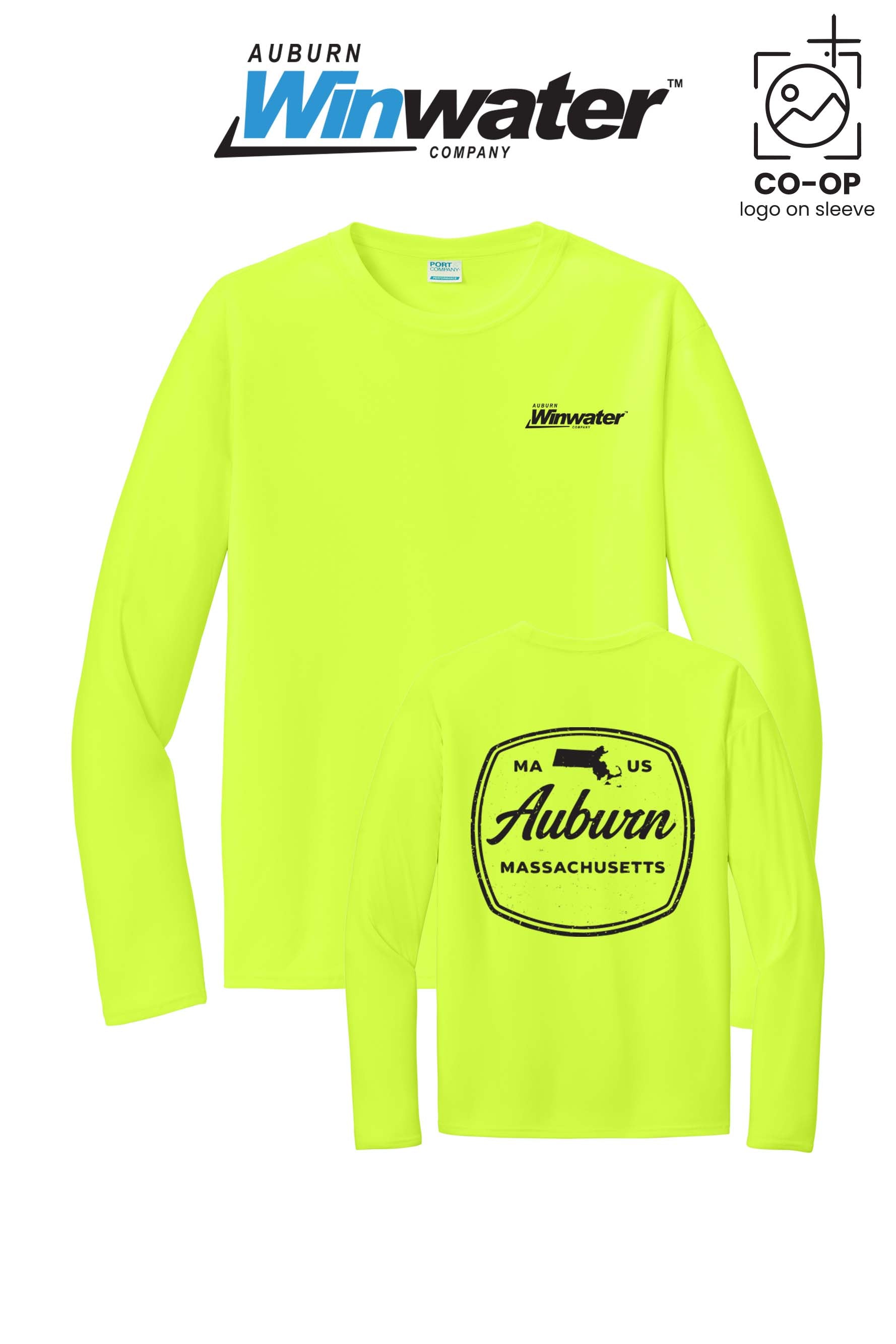 Port & Co™ Performance UPF 50 Long Sleeve - Auburn Winwater