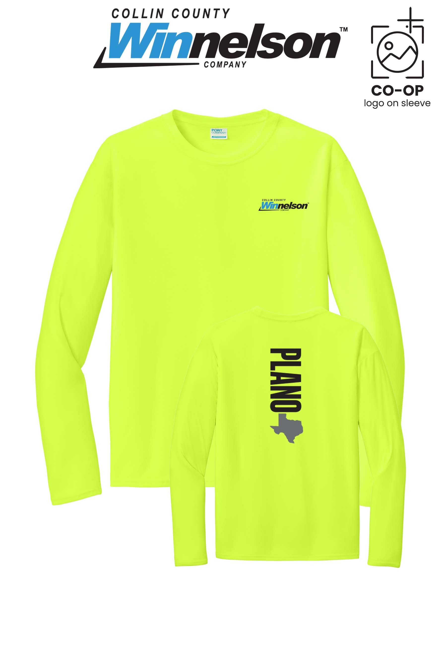 Port & Co™ Performance UPF 50 Long Sleeve - Collin County Winnelson