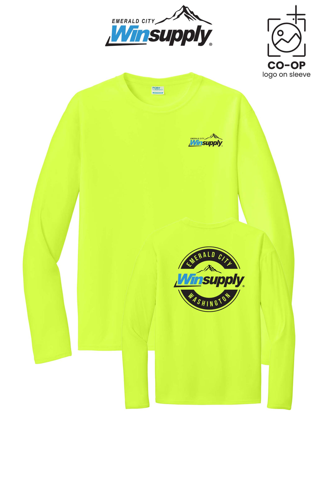 Port & Co™ Performance UPF 50 Long Sleeve - Winsupply Emerald City