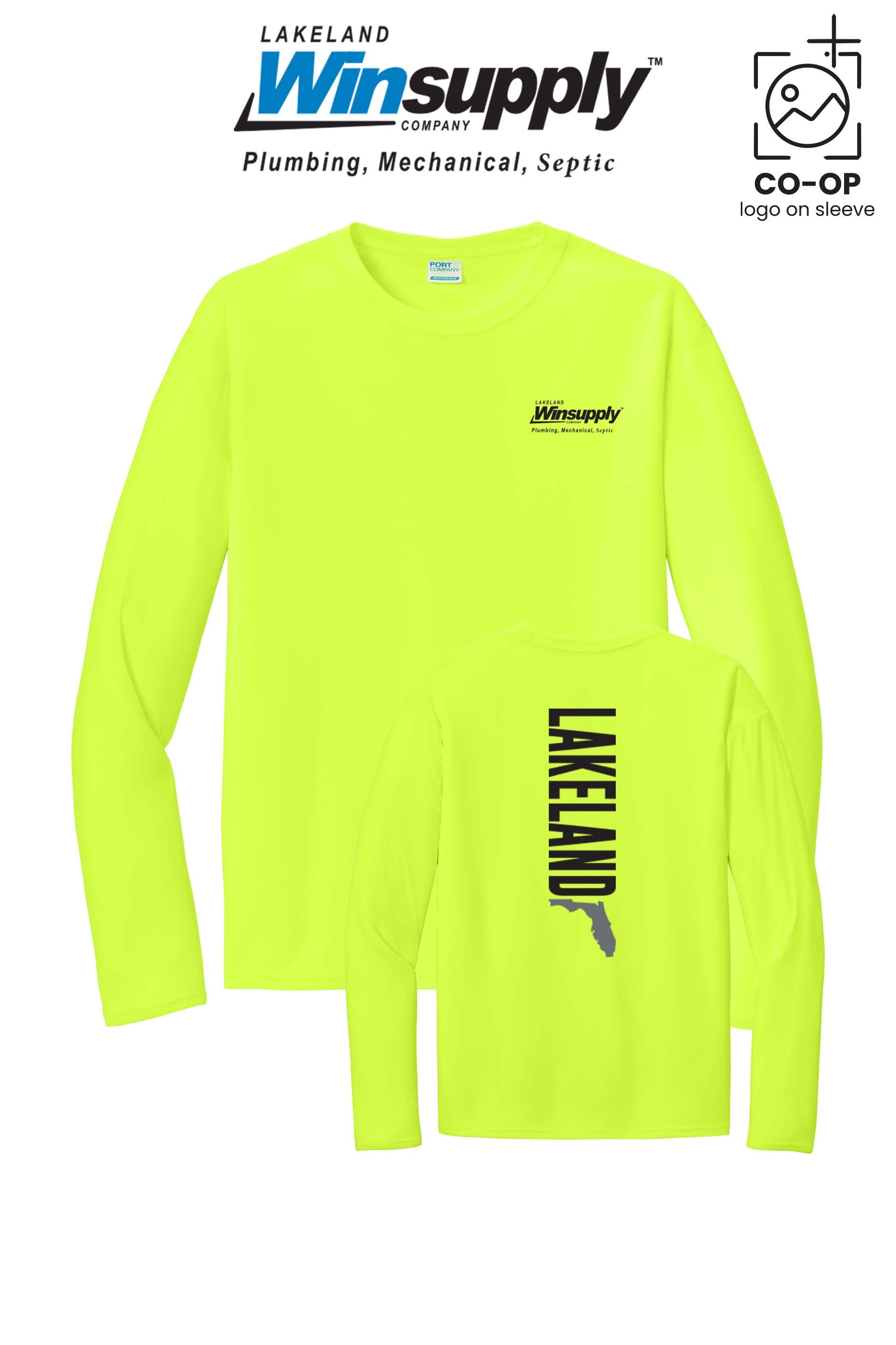 Port & Co™ Performance UPF 50 Long Sleeve - Lakeland Winsupply