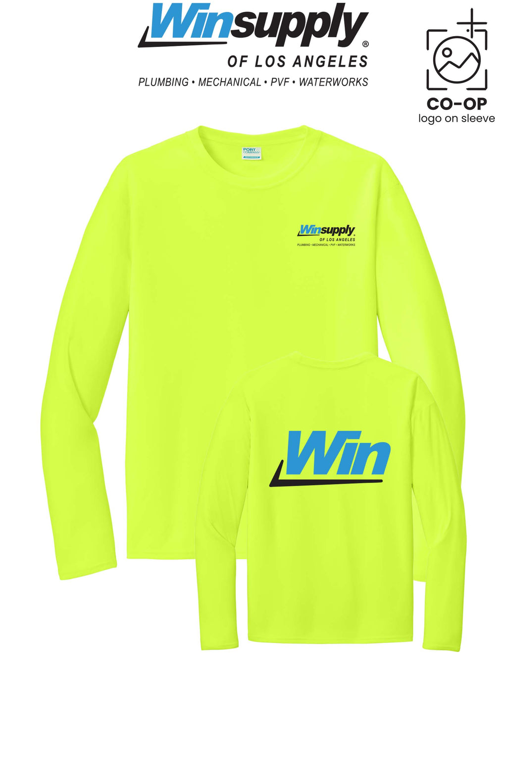 Port & Co™ Performance UPF 50 Long Sleeve - Winsupply of Los Angeles