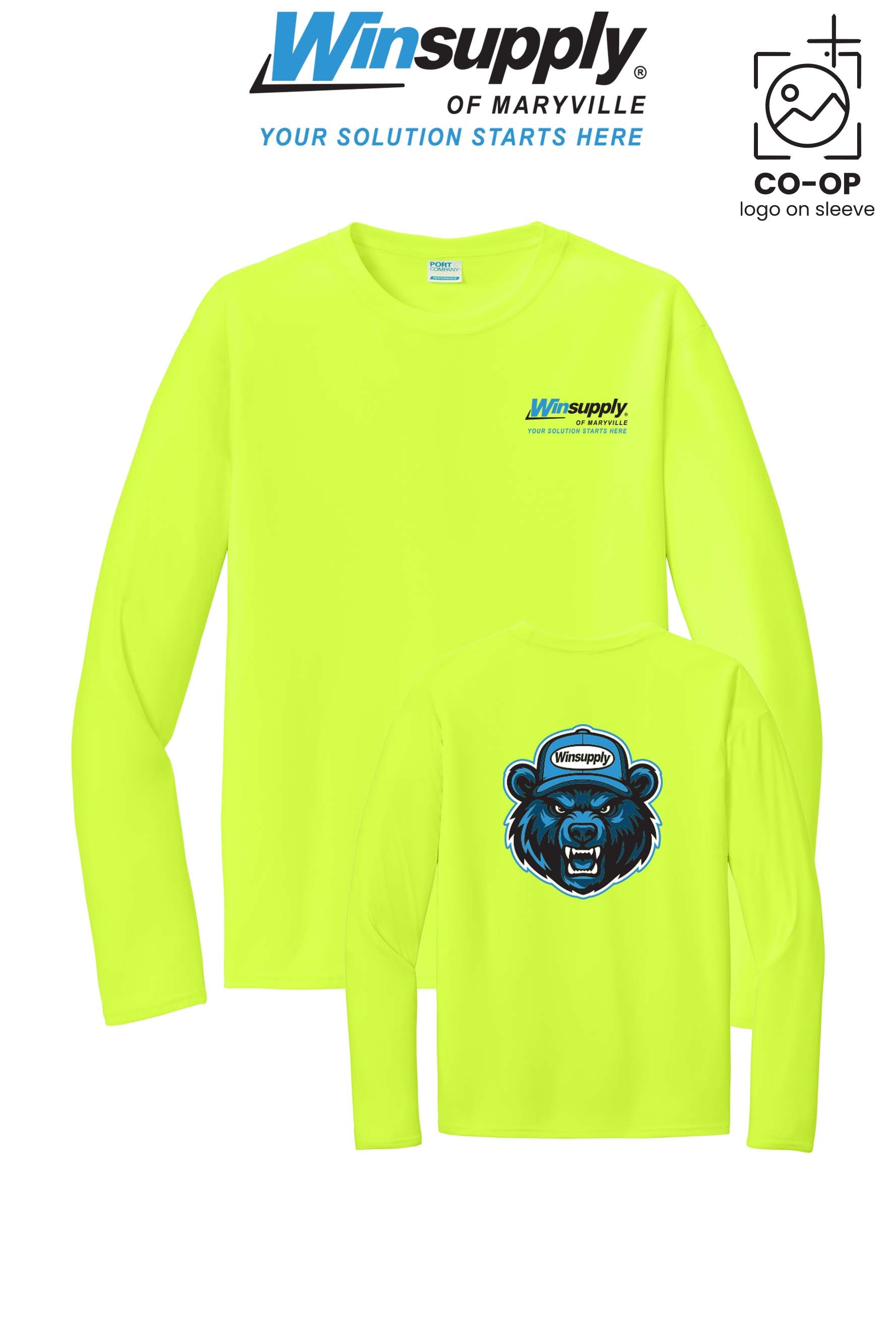 Port & Co™ Performance UPF 50 Long Sleeve - Winsupply of Maryville