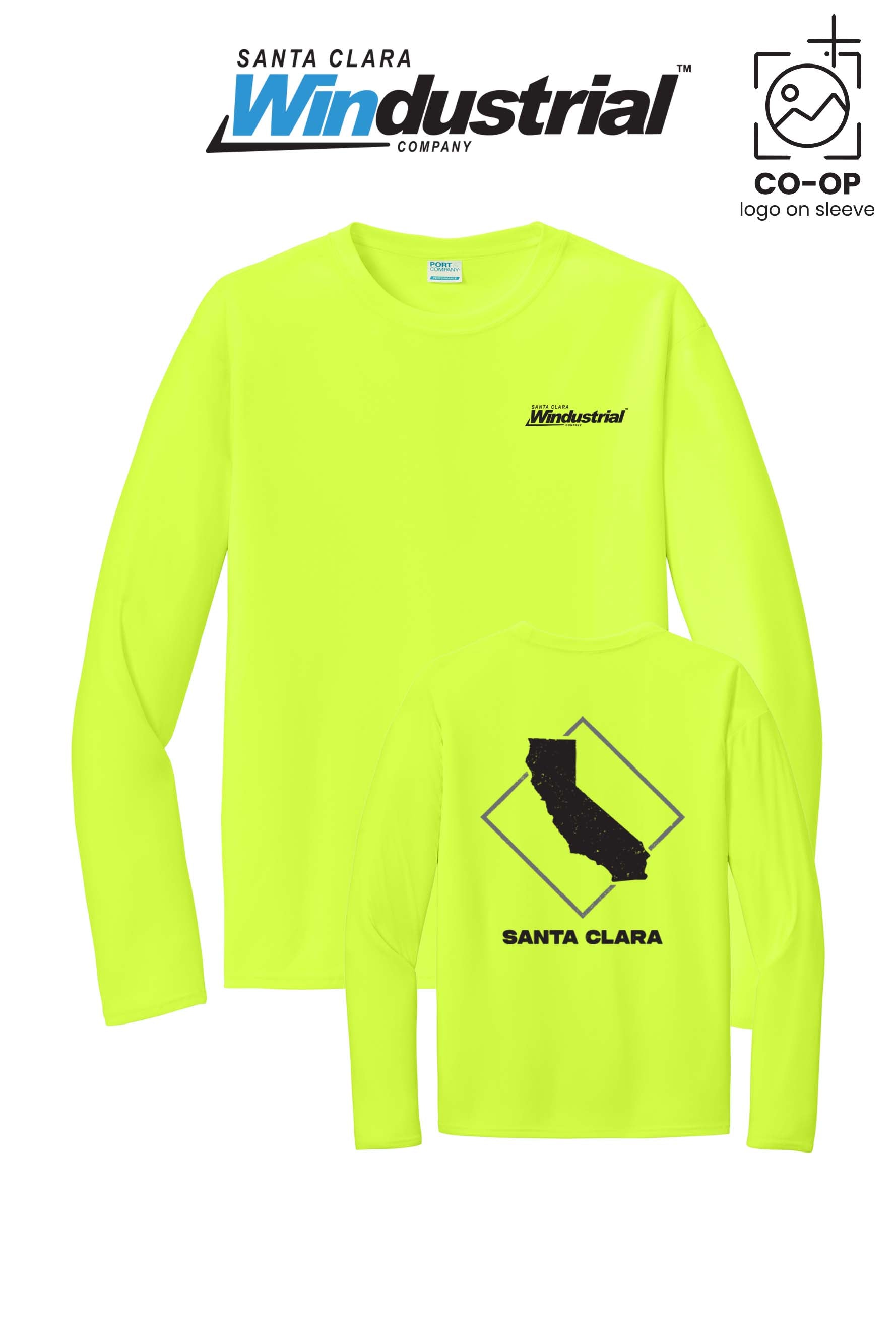 Port & Co™ Performance UPF 50 Long Sleeve - Santa Clara Windustrial