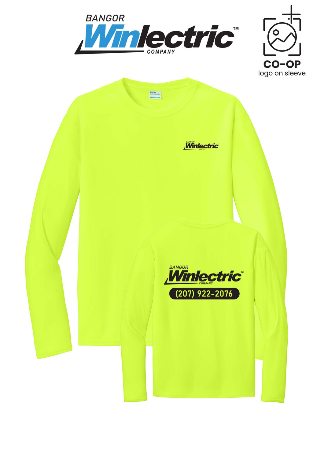 Port & Co™ Performance UPF 50 Long Sleeve - Winlectric Bangor