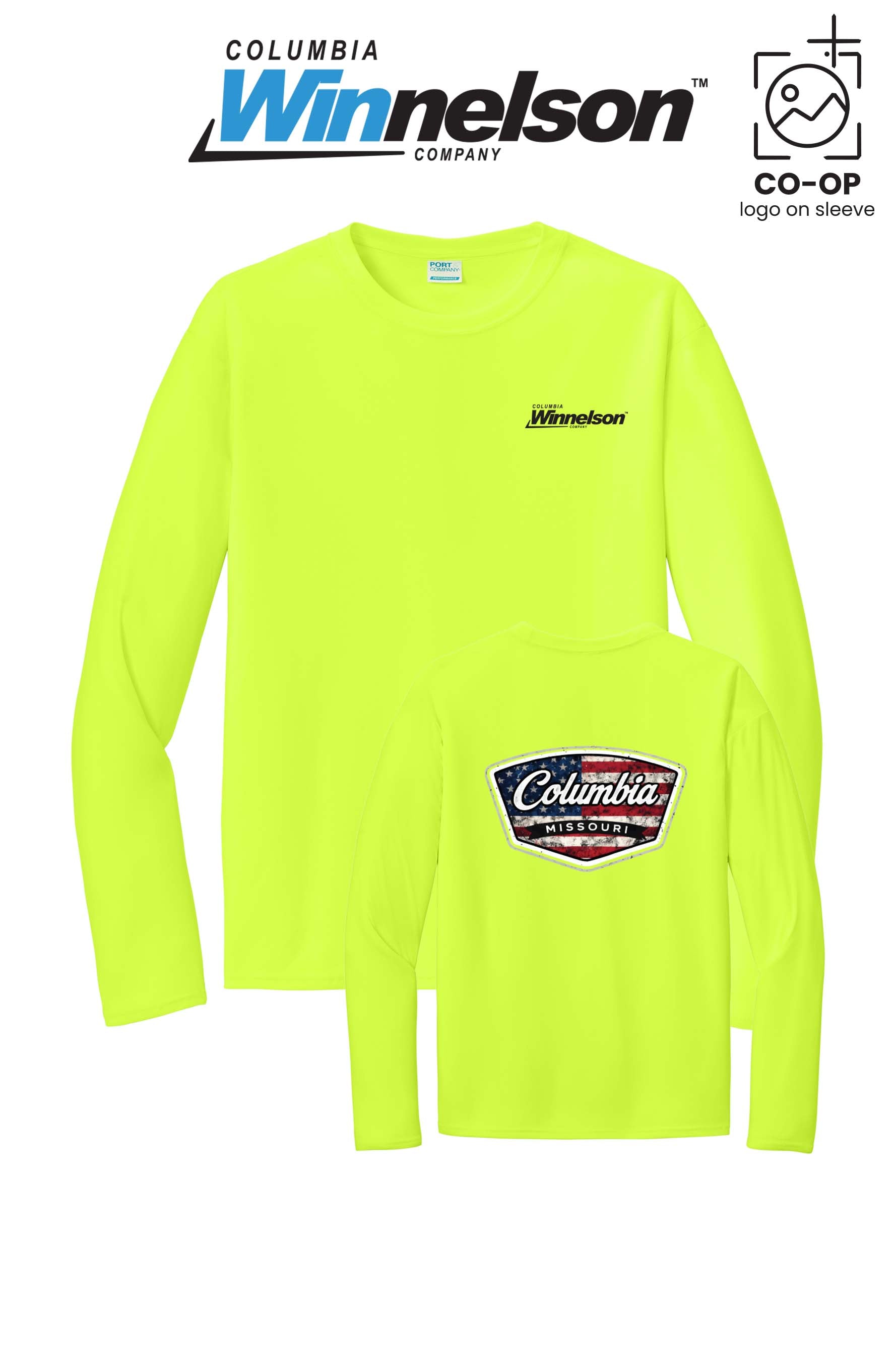 Port & Co™ Performance UPF 50 Long Sleeve - Columbia MO Winnelson
