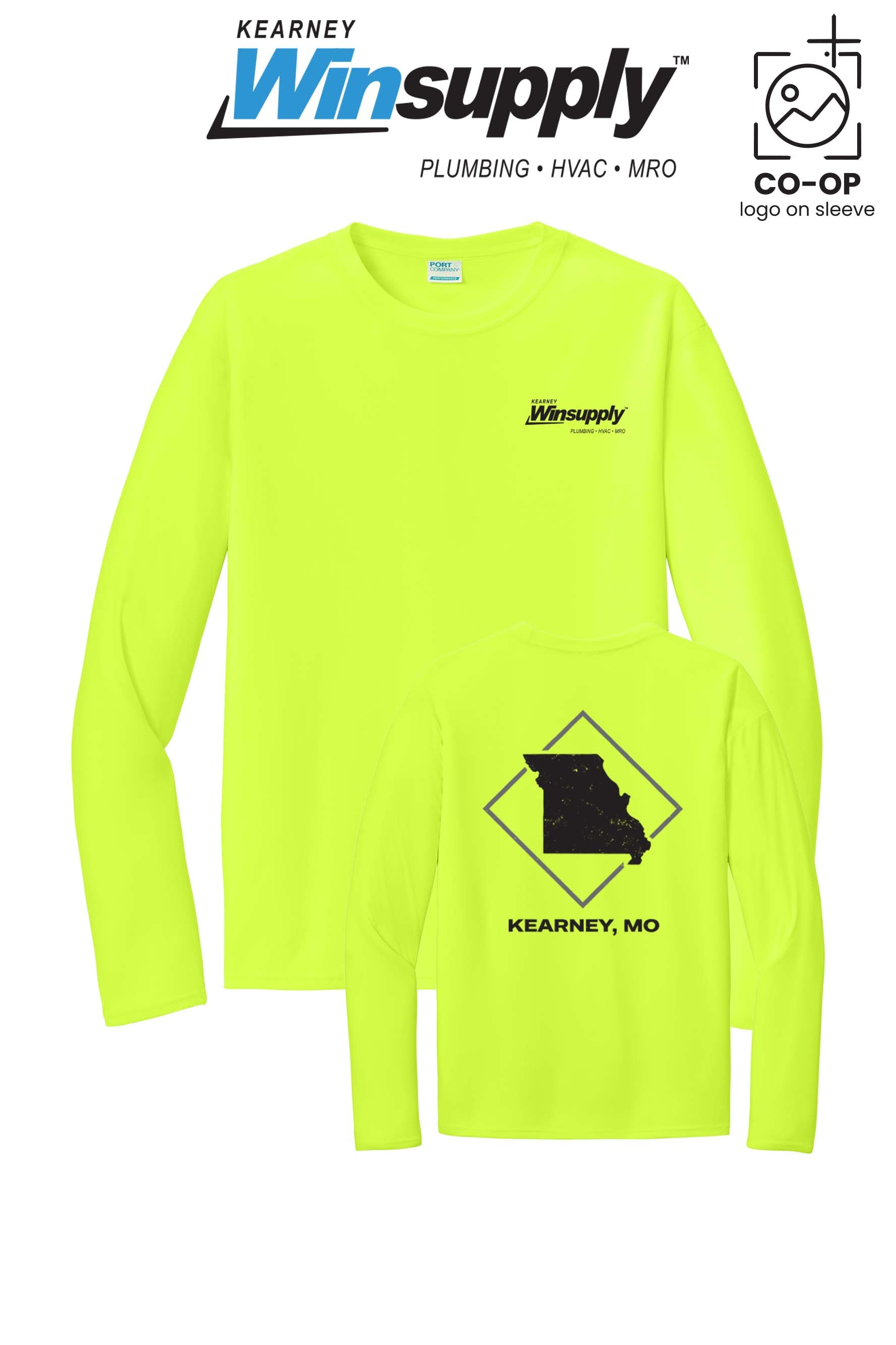 Port & Co™ Performance UPF 50 Long Sleeve - Kearney Winsupply