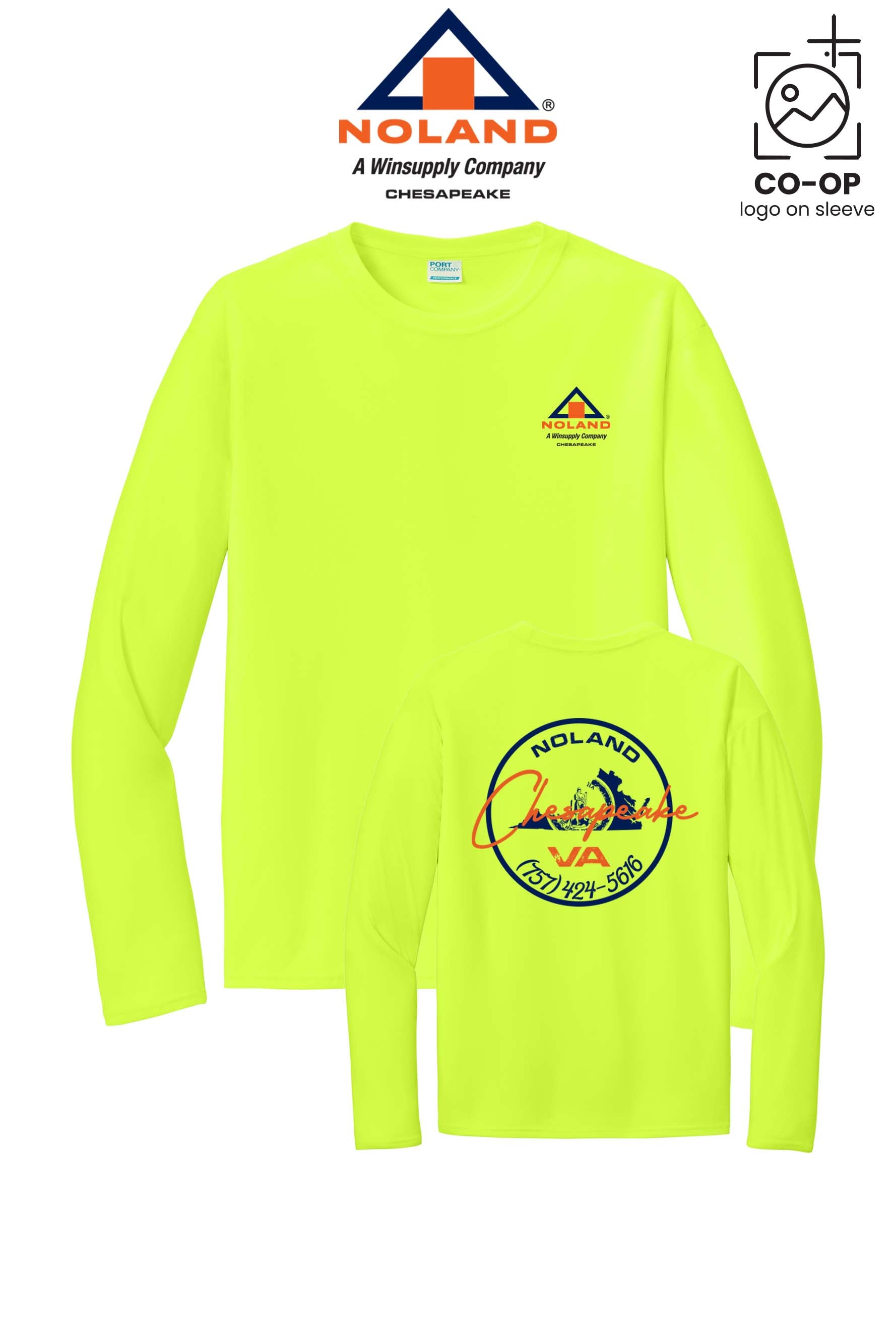 Port & Co™ Performance UPF 50 Long Sleeve - Noland Company Chesapeake