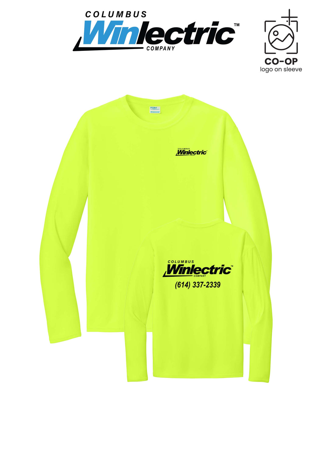 Port & Co™ Performance UPF 50 Long Sleeve - Columbus Winlectric