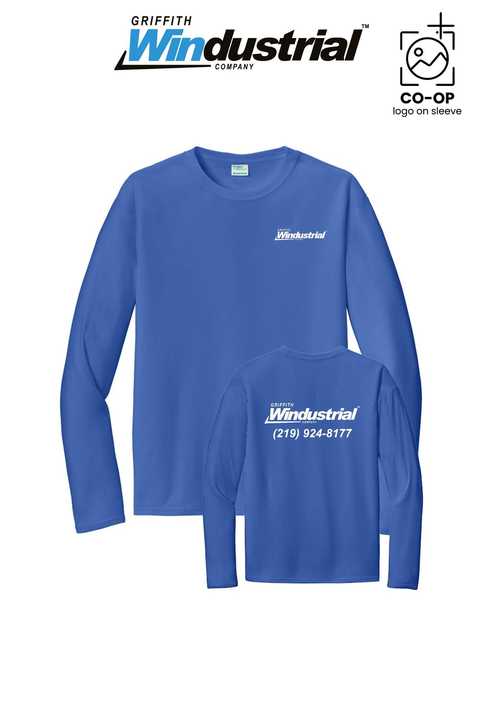 Port & Co™ Performance UPF 50 Long Sleeve - Griffith Windustrial