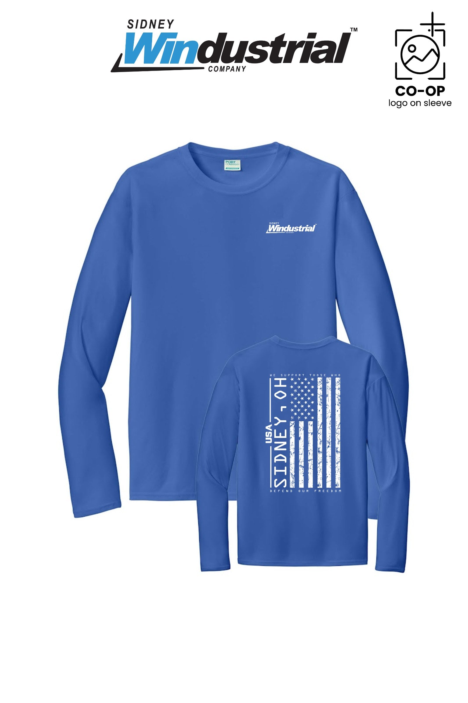 Port & Co™ Performance UPF 50 Long Sleeve - Sidney Windustrial
