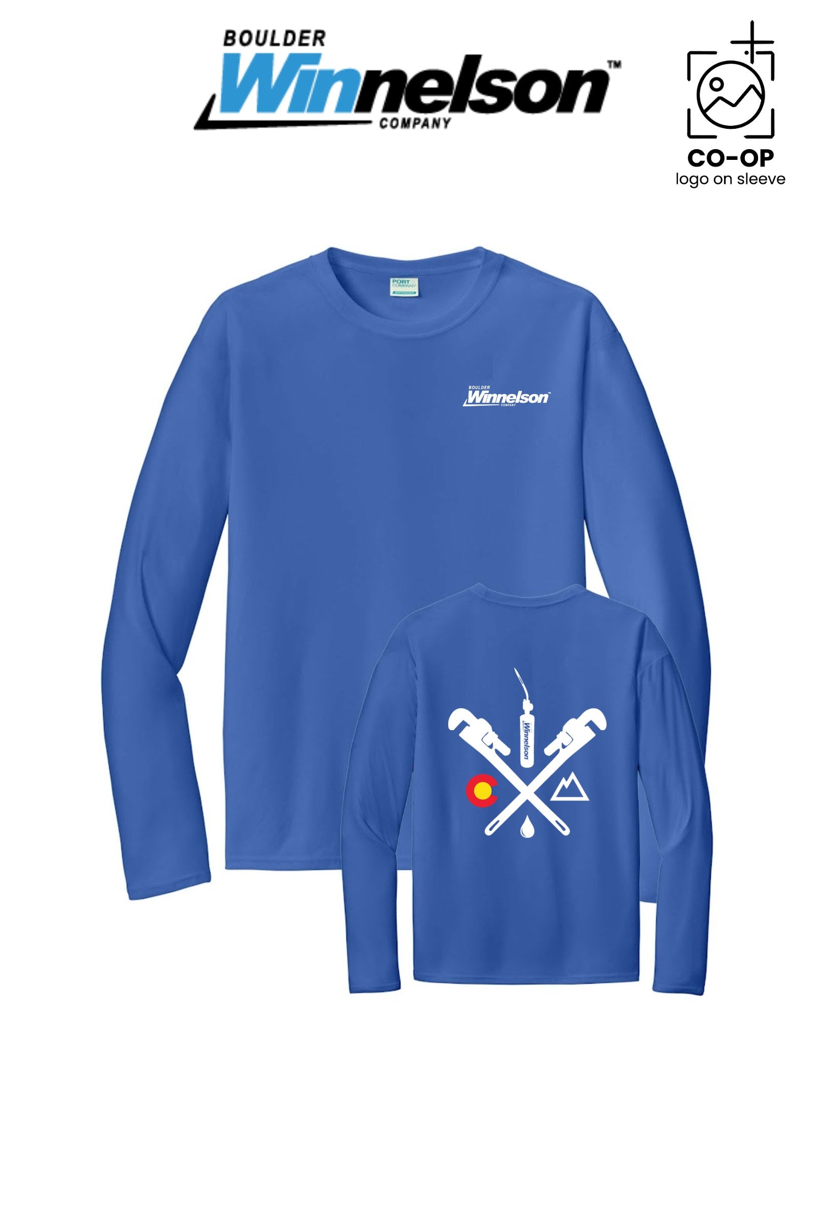 Port & Co™ Performance UPF 50 Long Sleeve - Boulder Winnelson