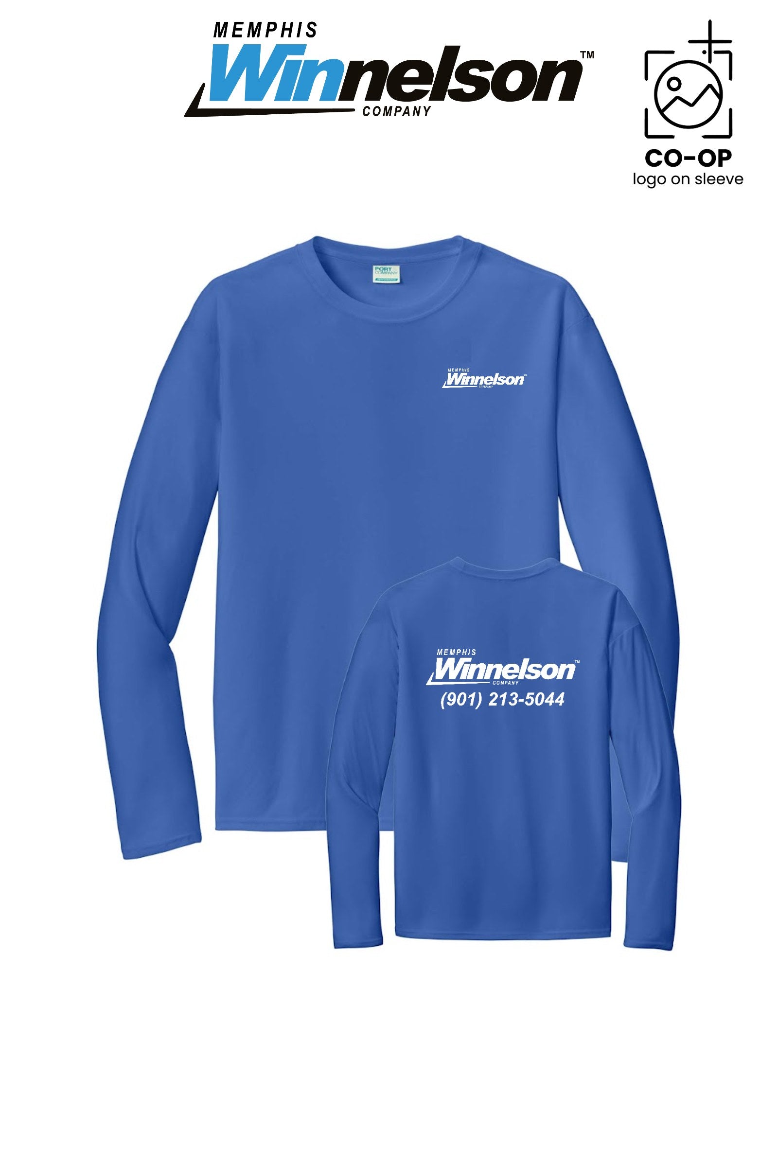 Port & Co™ Performance UPF 50 Long Sleeve - Memphis Winnelson
