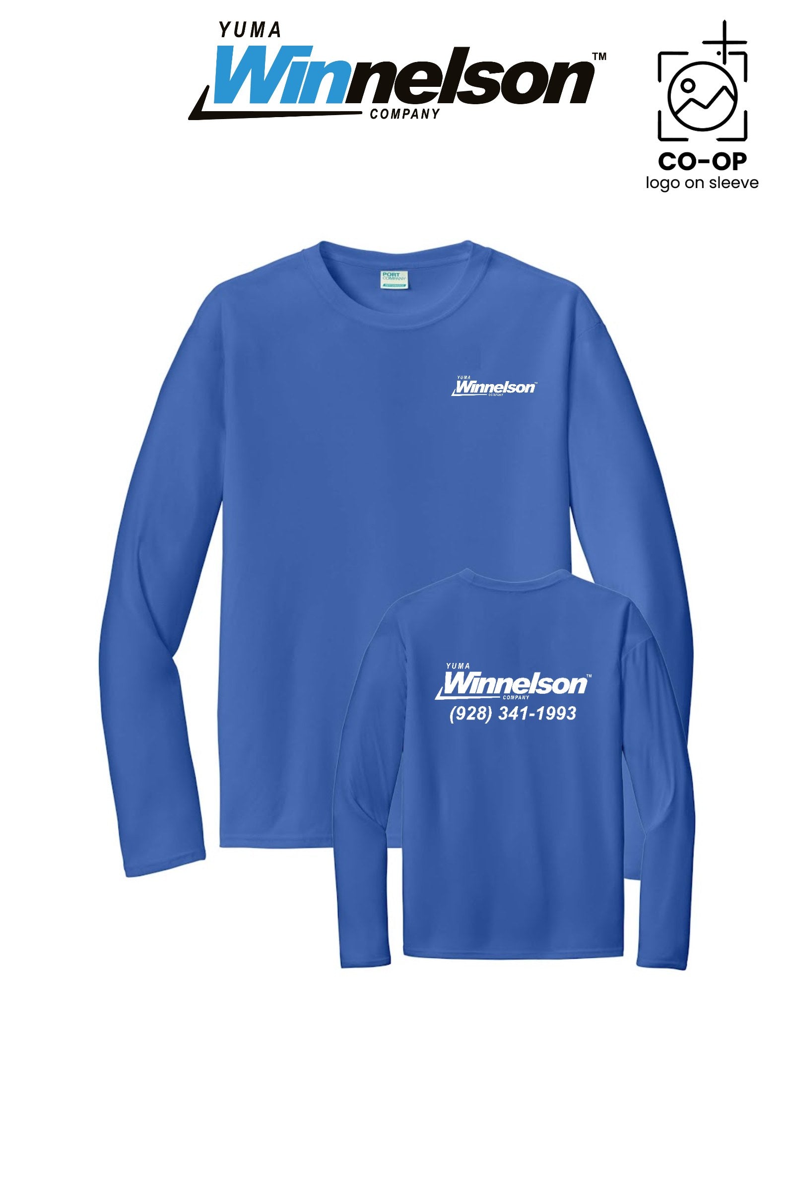 Port & Co™ Performance UPF 50 Long Sleeve - Yuma Winnelson