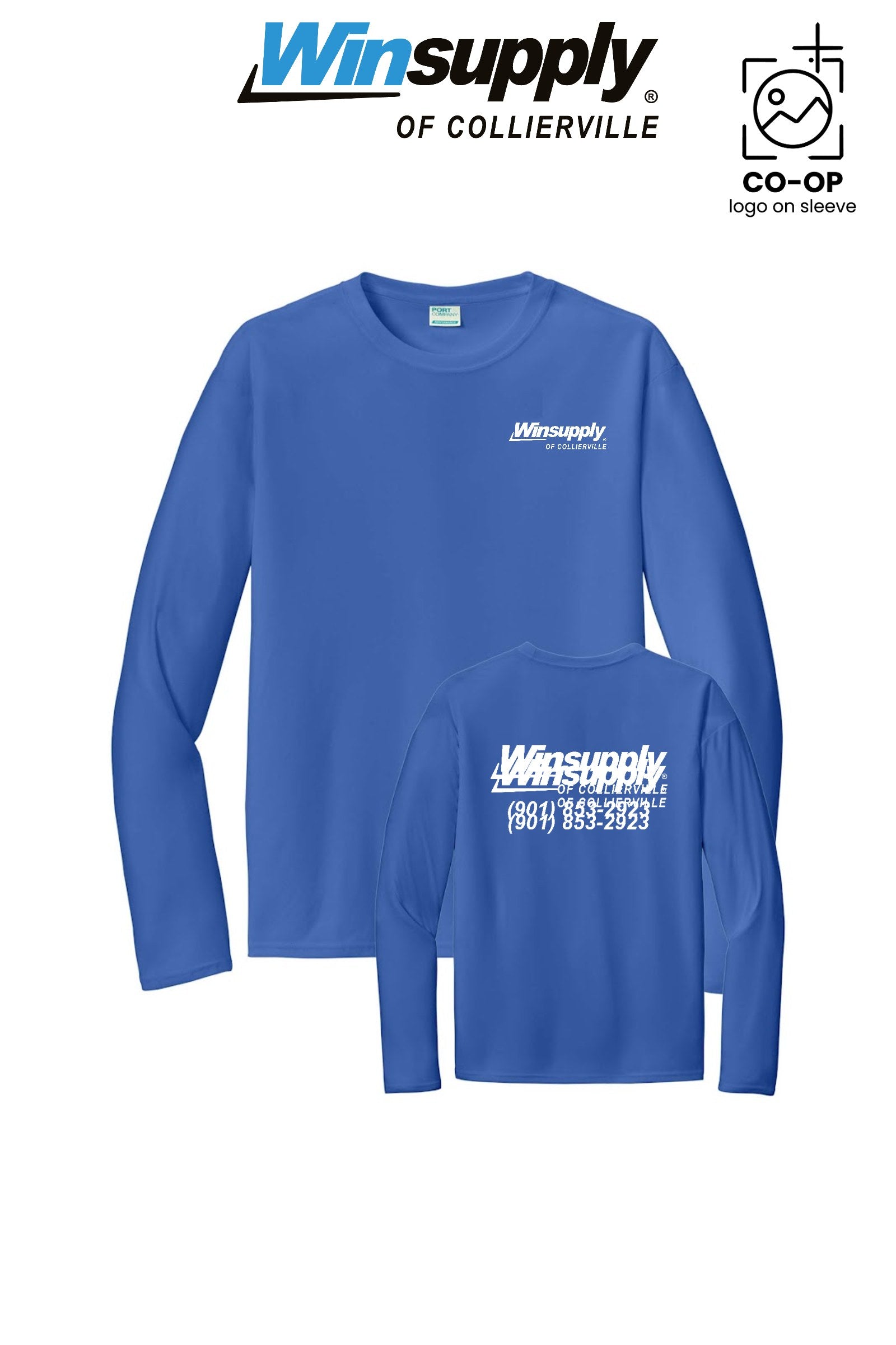 Port & Co™ Performance UPF 50 Long Sleeve - Winston Salem Noland