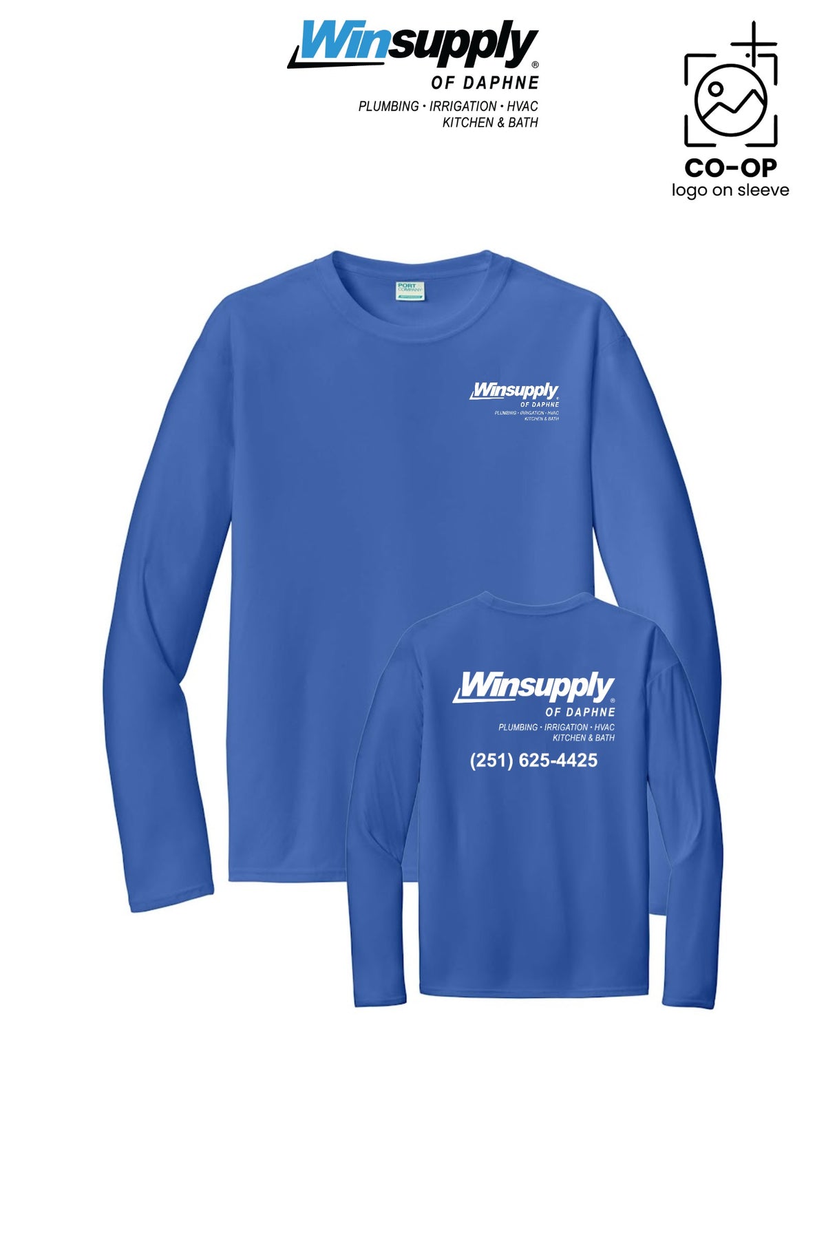 Port & Co™ Performance UPF 50 Long Sleeve - Winsupply of Daphne