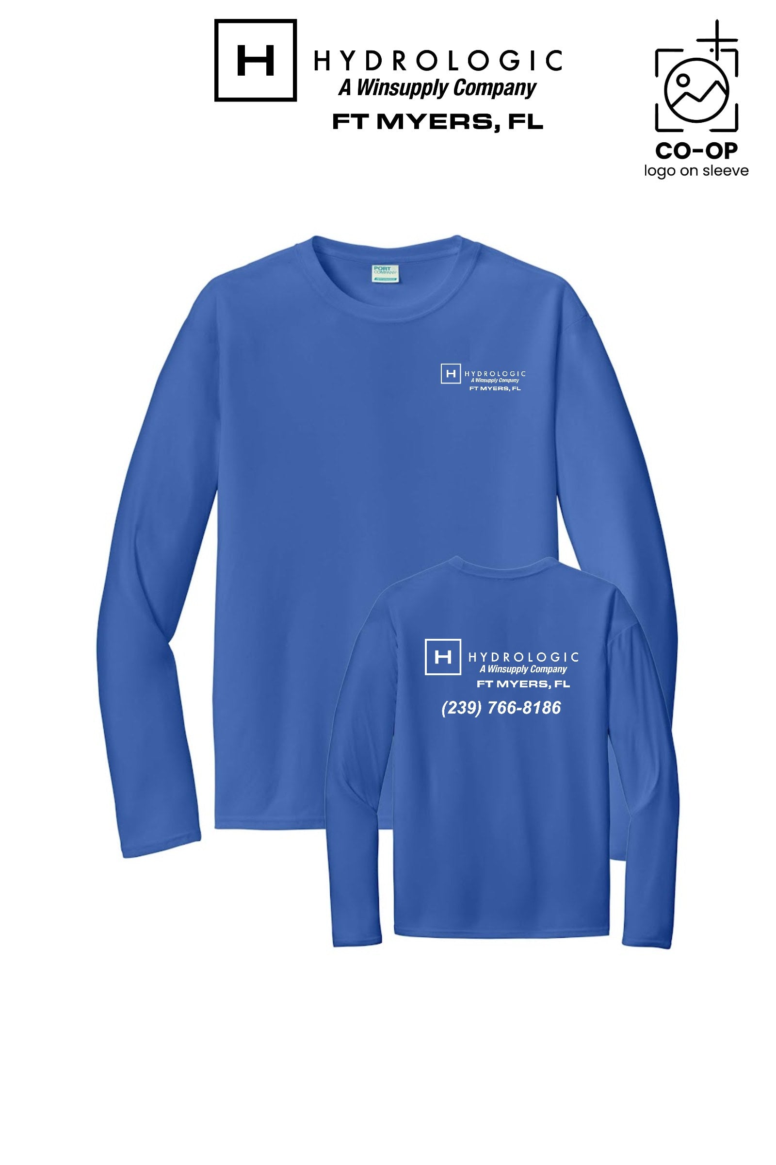 Port & Co™ Performance UPF 50 Long Sleeve - Winsupply Ft Myers FL Co.