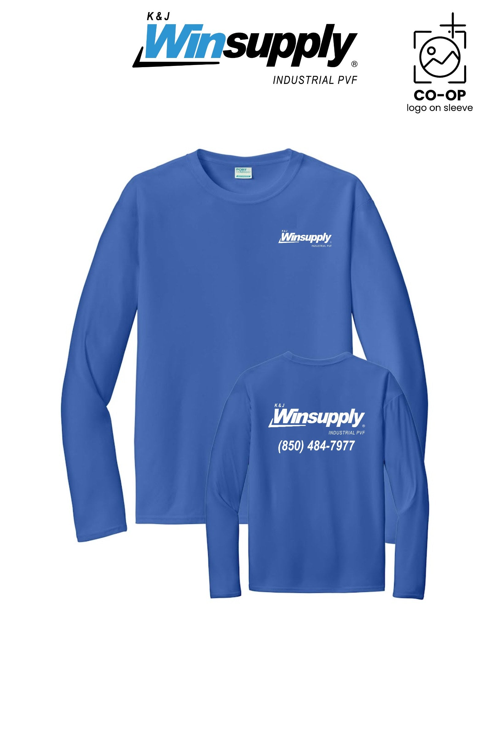 Port & Co™ Performance UPF 50 Long Sleeve - K & J Winsupply, Industrial PVF