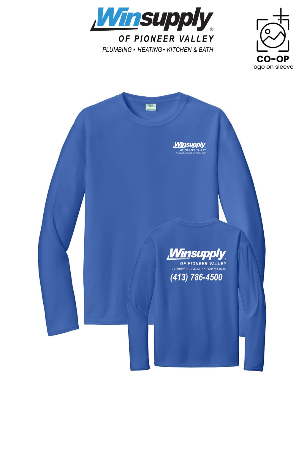 Port & Co™ Performance UPF 50 Long Sleeve - Winsupply of Pioneer Valley