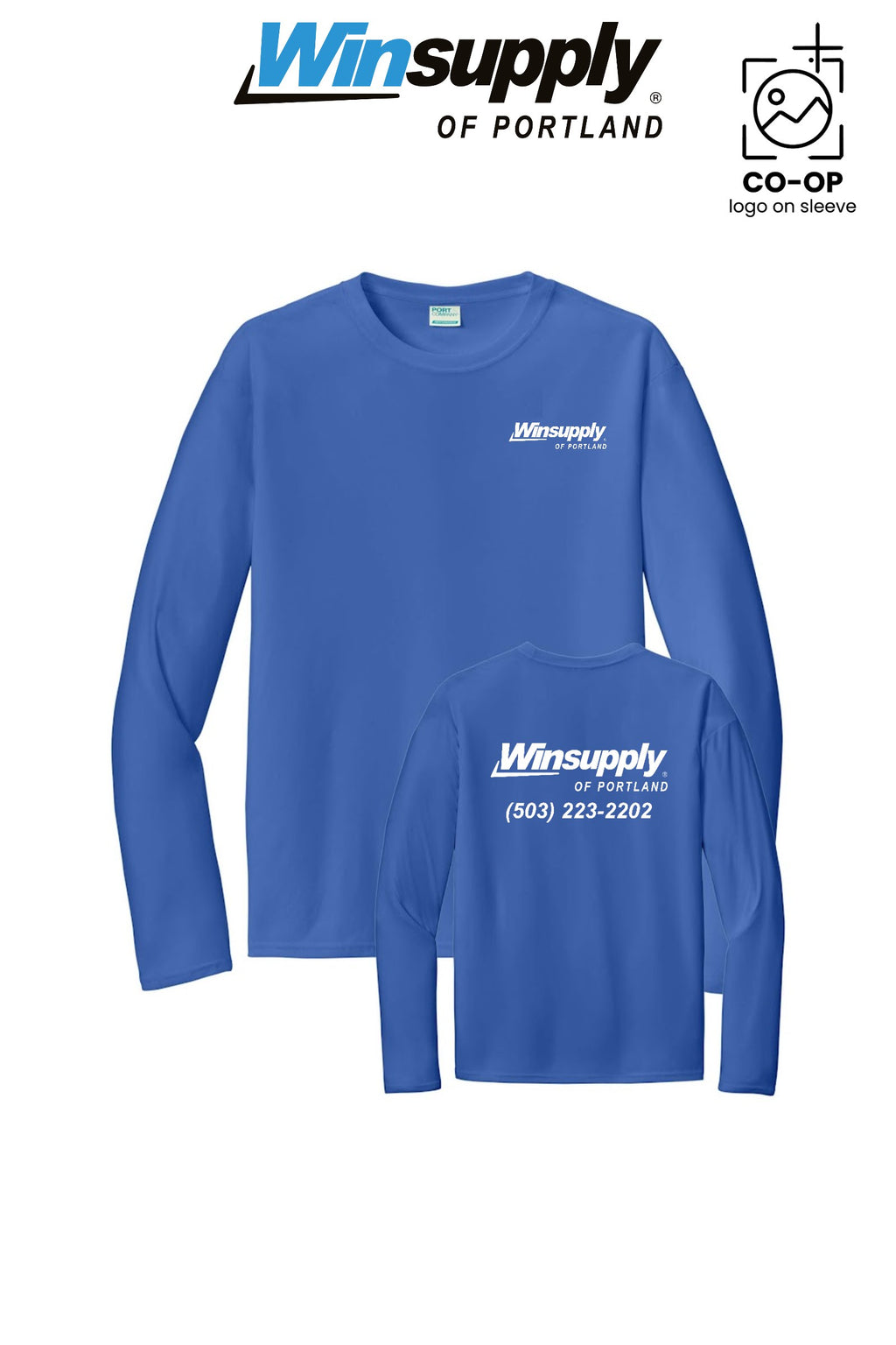 Port & Co™ Performance UPF 50 Long Sleeve - Winsupply of Portland