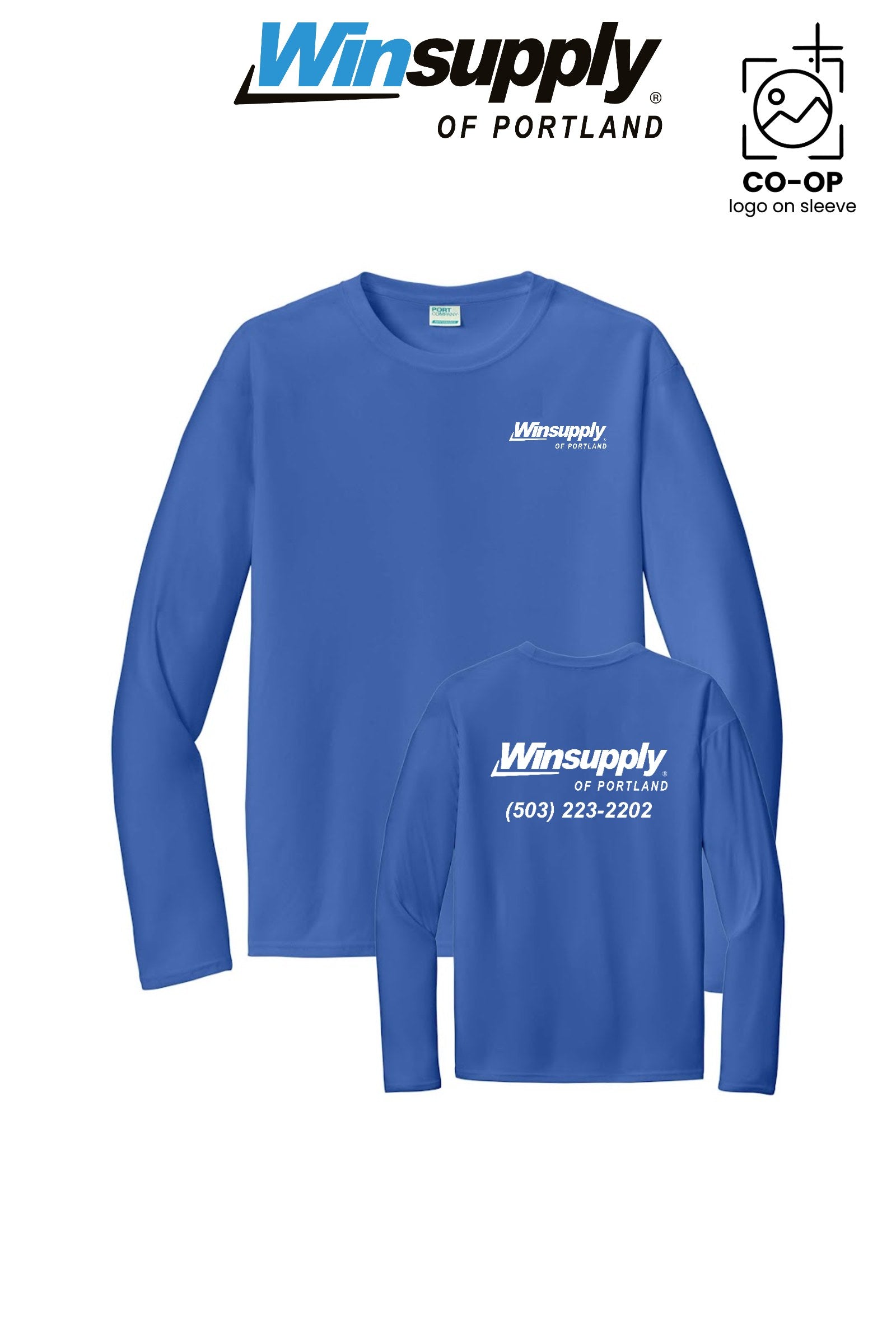 Port & Co™ Performance UPF 50 Long Sleeve - Winsupply of Portland