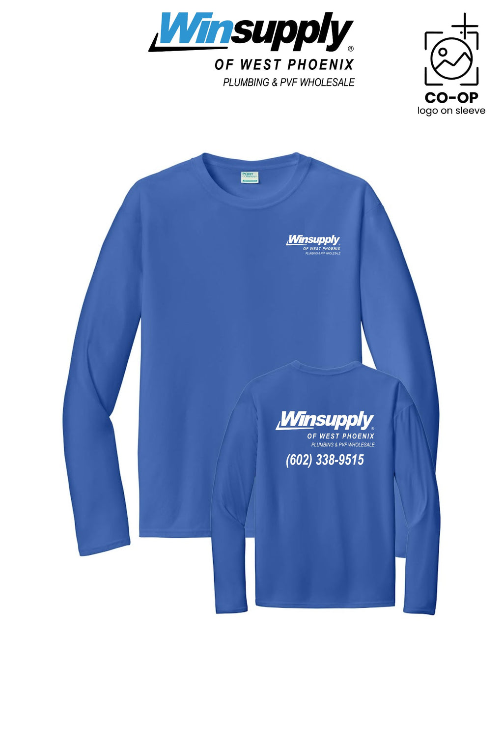 Port & Co™ Performance UPF 50 Long Sleeve - Winsupply of West Phoenix