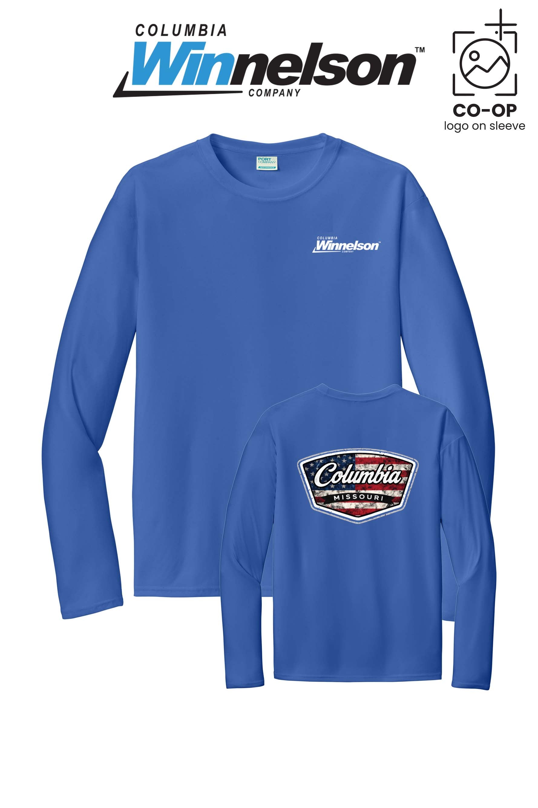 Port & Co™ Performance UPF 50 Long Sleeve - Columbia MO Winnelson
