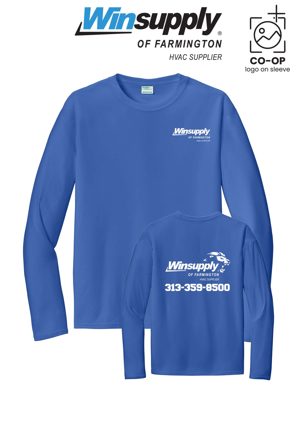 Port & Co™ Performance UPF 50 Long Sleeve - Winsupply of Farmington