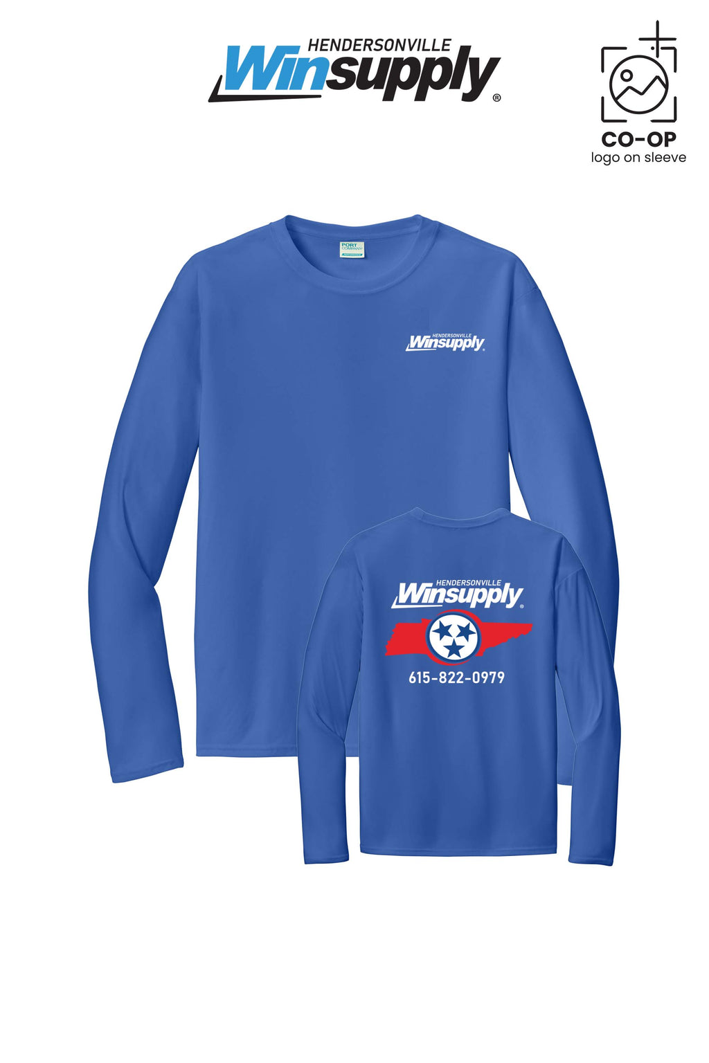 Port & Co™ Performance UPF 50 Long Sleeve - Winsupply of Hendersonville