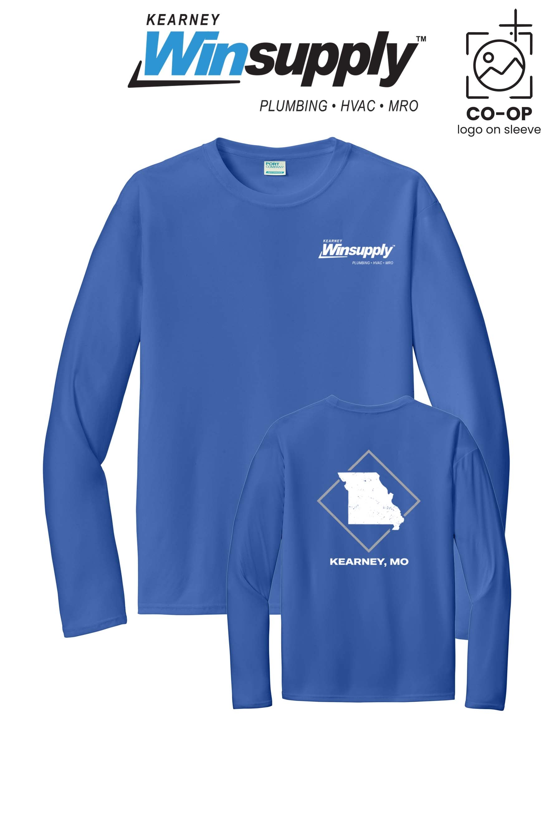Port & Co™ Performance UPF 50 Long Sleeve - Kearney Winsupply