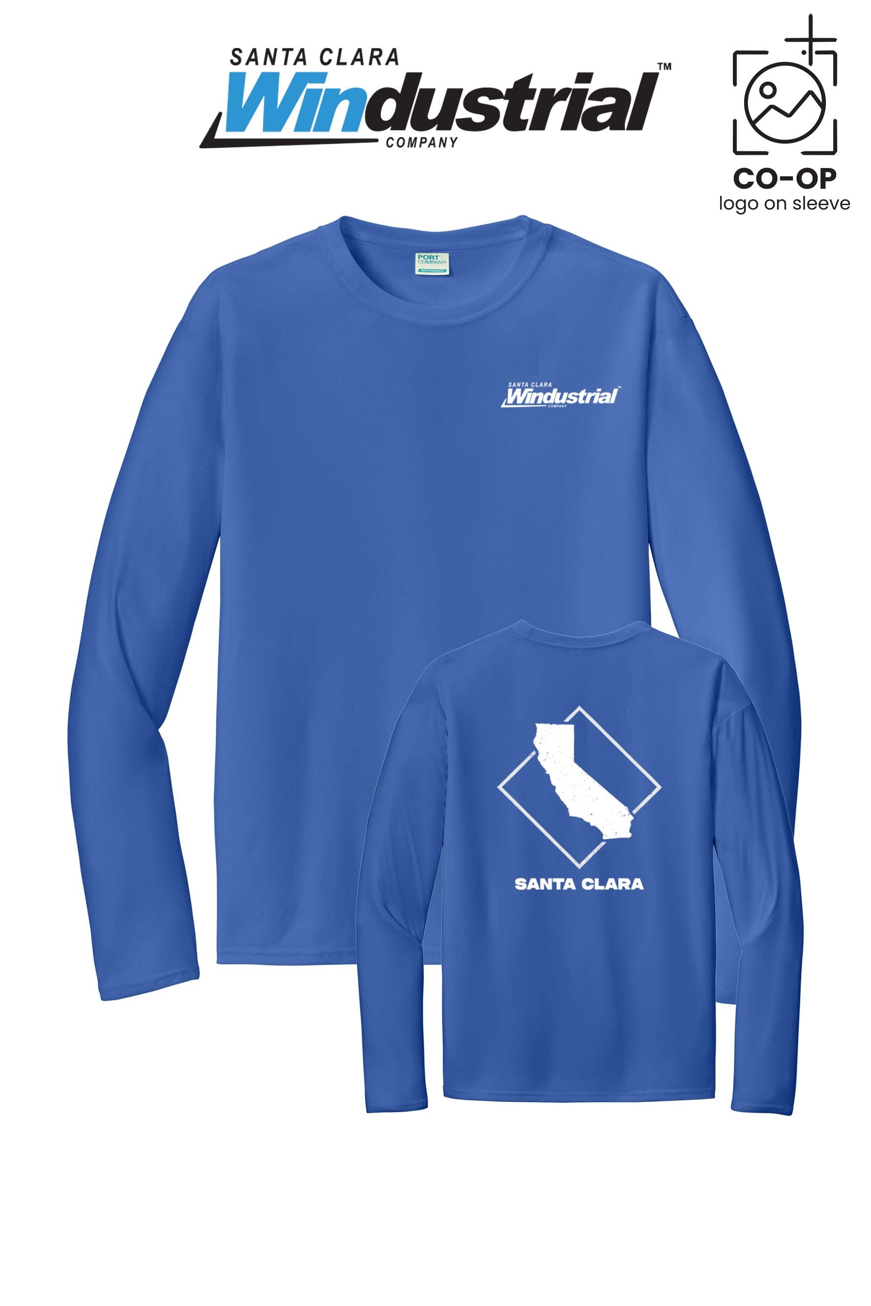 Port & Co™ Performance UPF 50 Long Sleeve - Santa Clara Windustrial