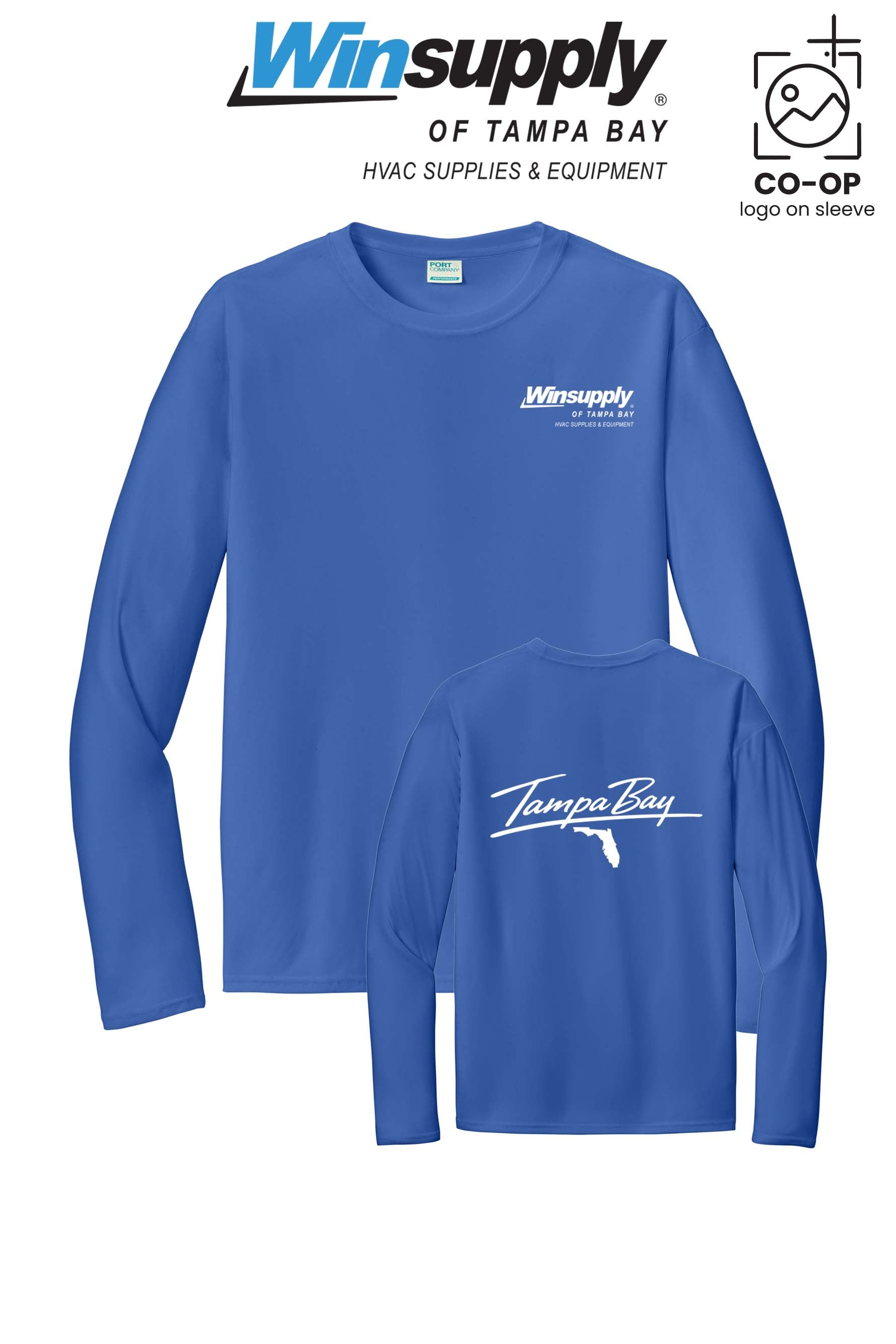 Port & Co™ Performance UPF 50 Long Sleeve - Winsupply of Tampa Bay